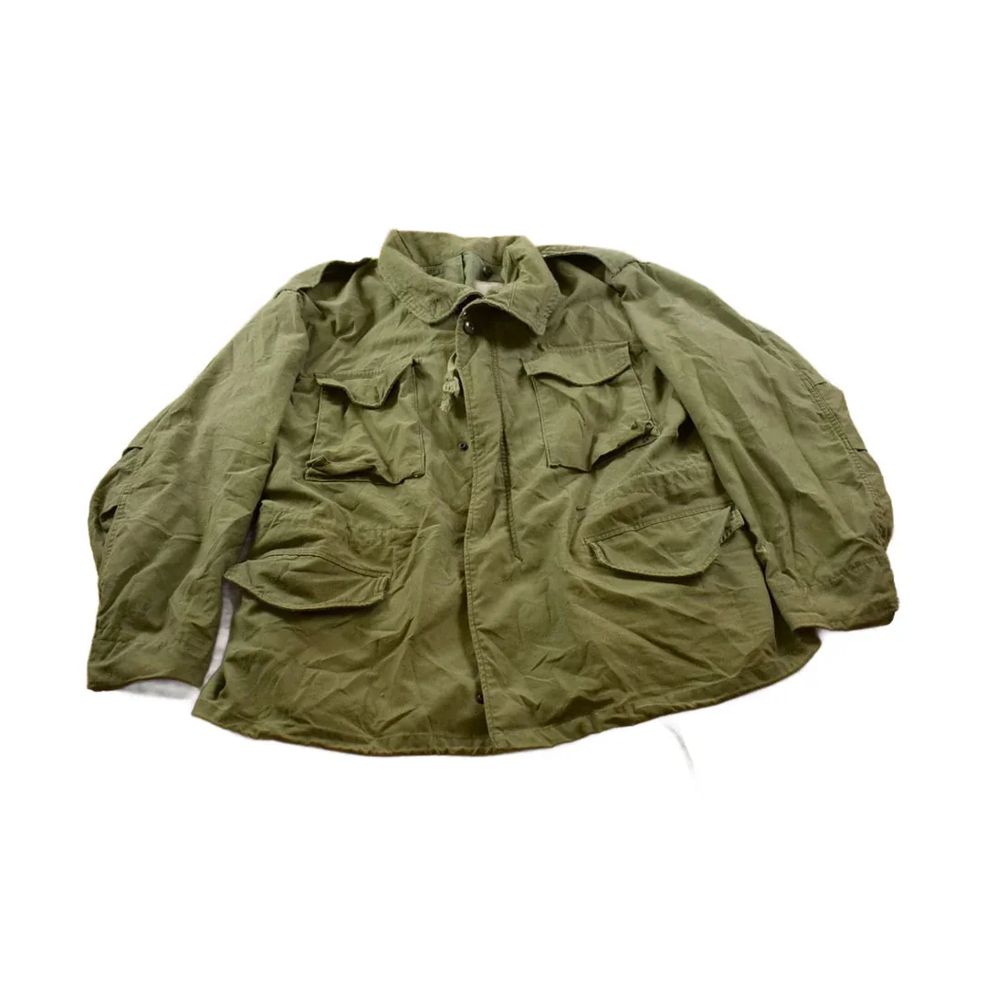 1960s Vintage Military OG-107 Cold Weather Field Coat Men's Large