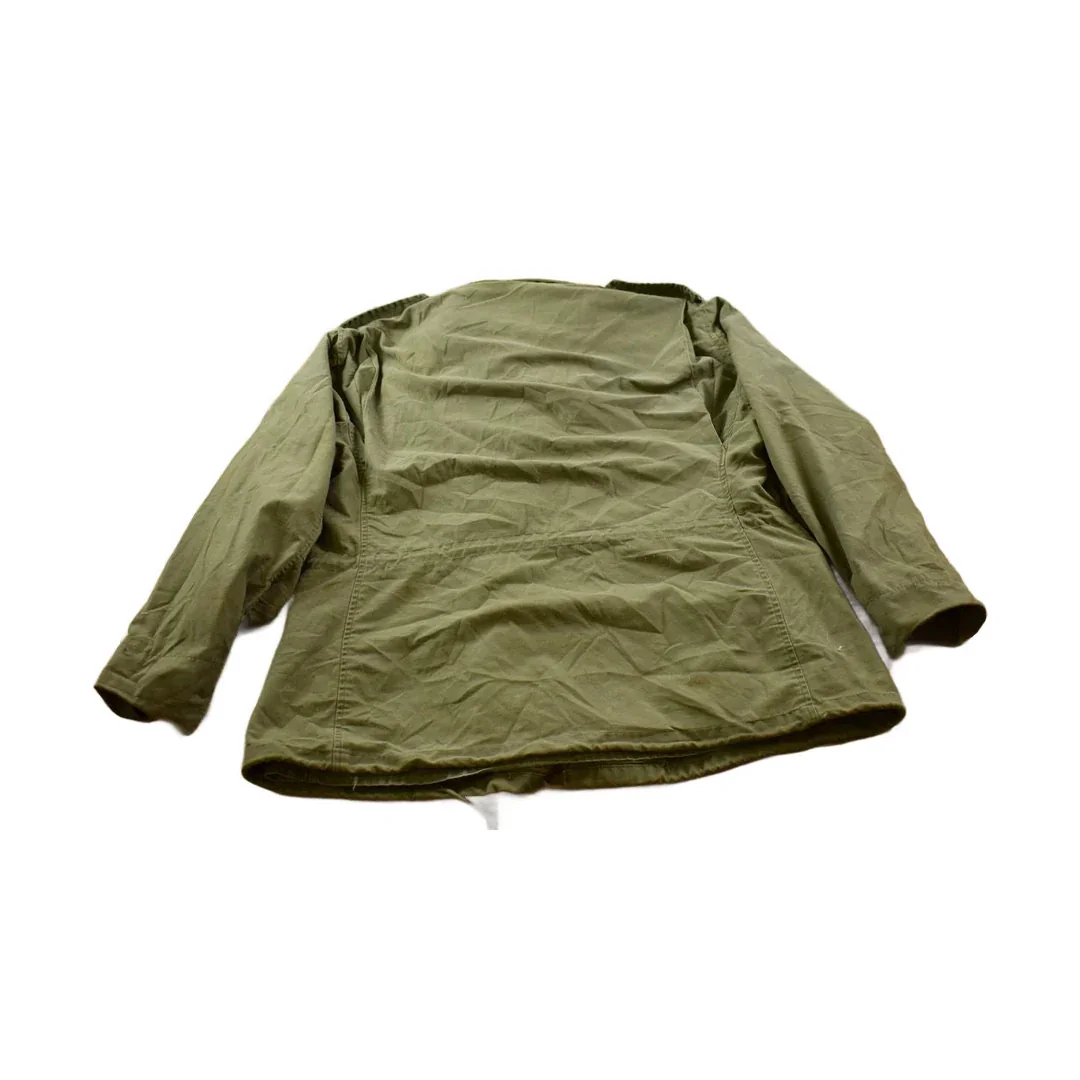 1960s Vintage Military OG-107 Cold Weather Field Coat Men's Large - Image 2