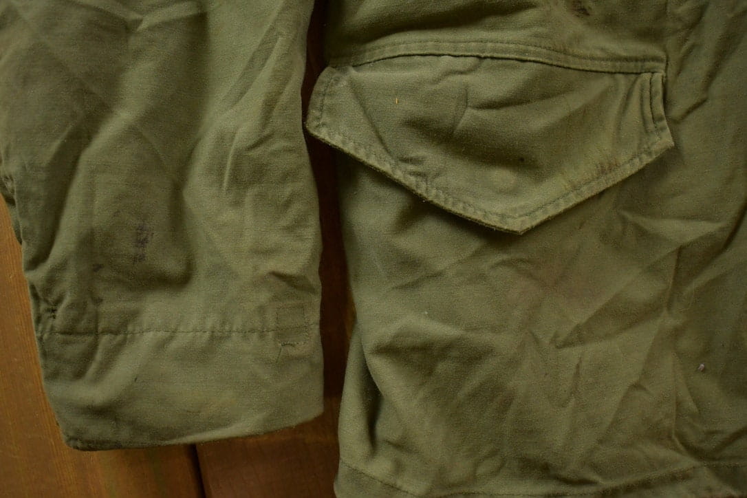 1960s Vintage Military OG-107 Cold Weather Field Coat Men's Large - Image 5