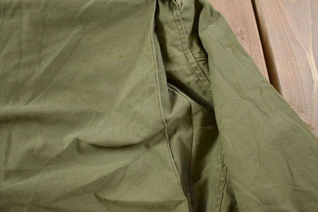 1960s Vintage Military OG-107 Cold Weather Field Coat Men's Large - Image 9