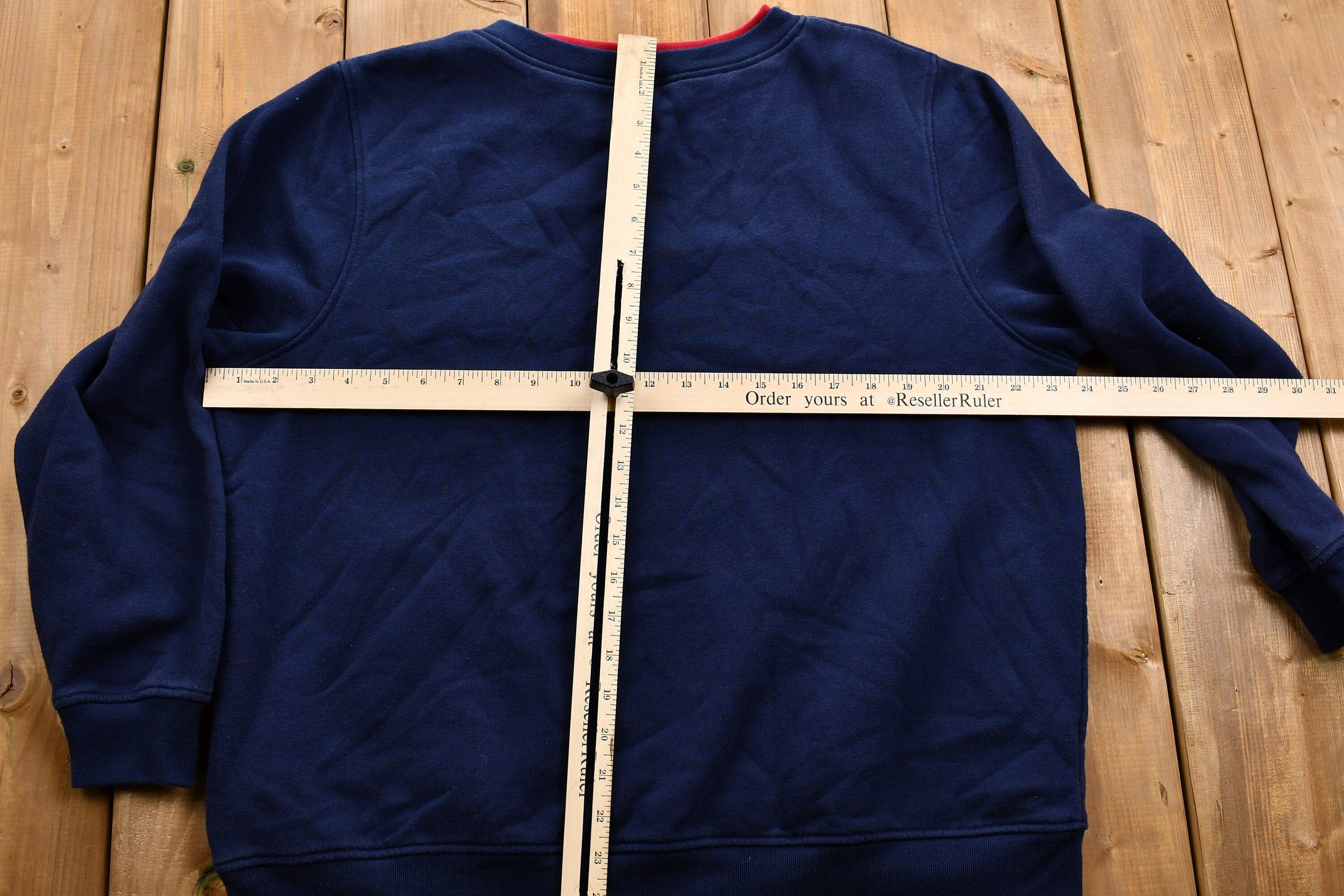 1990s Patchwork Granny Crewneck Men's Medium - Image 4