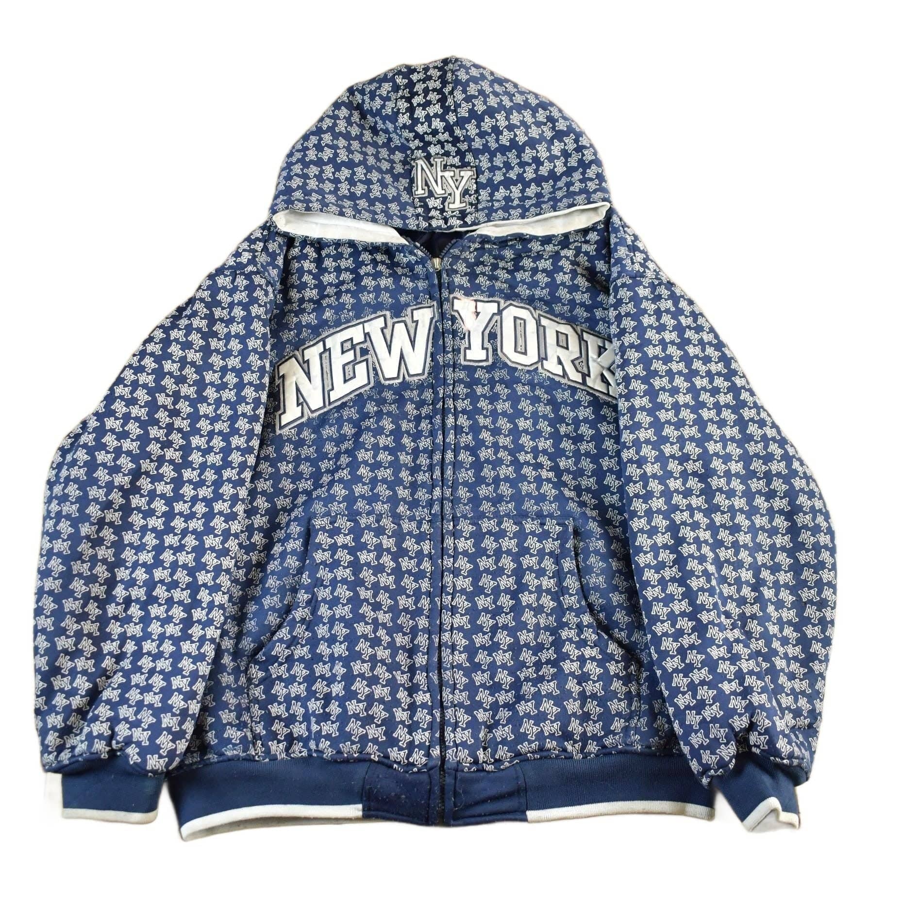 2000s Repe New York All Over Print Hooded Jacket