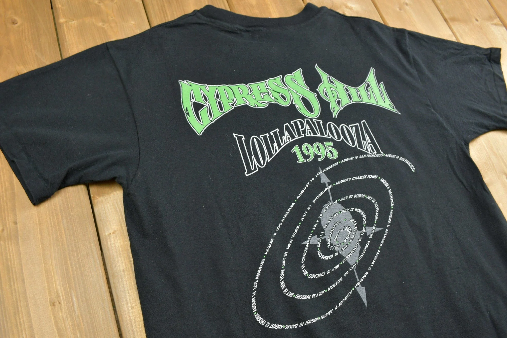 Dead Stock 1995 Cypress Hill Phunky Pheel Tour T-shirt Men's Large - Image 8