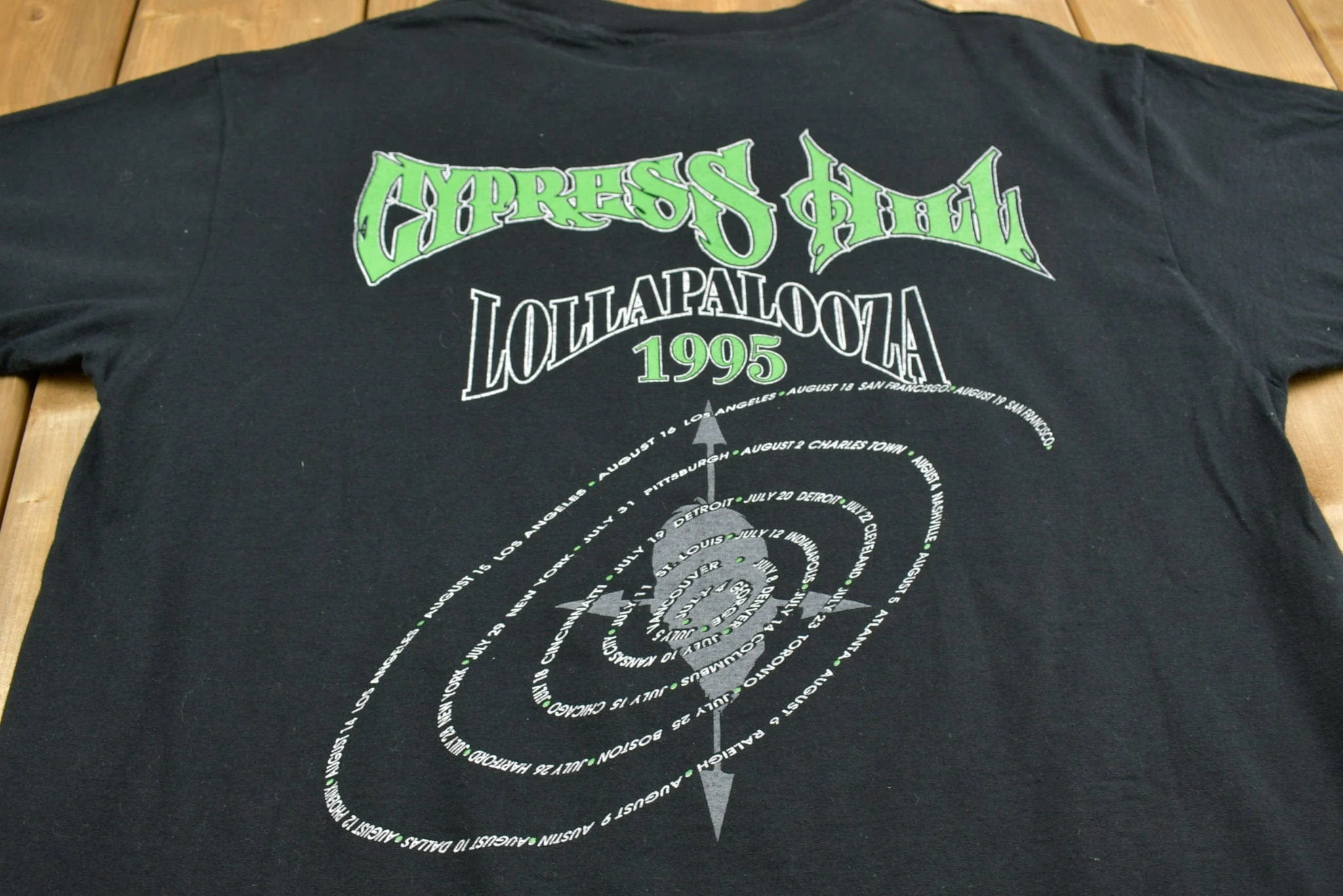 Dead Stock 1995 Cypress Hill Phunky Pheel Tour T-shirt Men's Large - Image 9