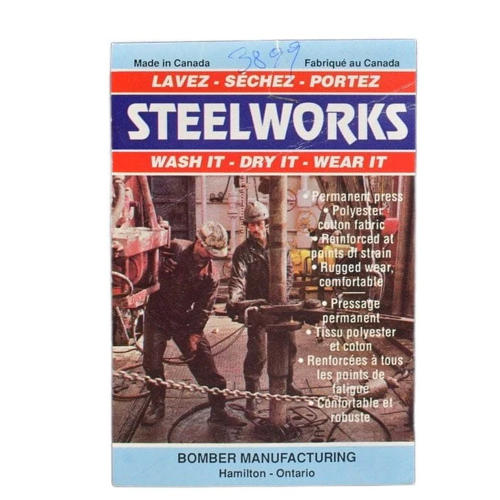 Deadstock Vintage 1980s Steelworks Pleated Trousers Men's 30 x 31 - Image 2