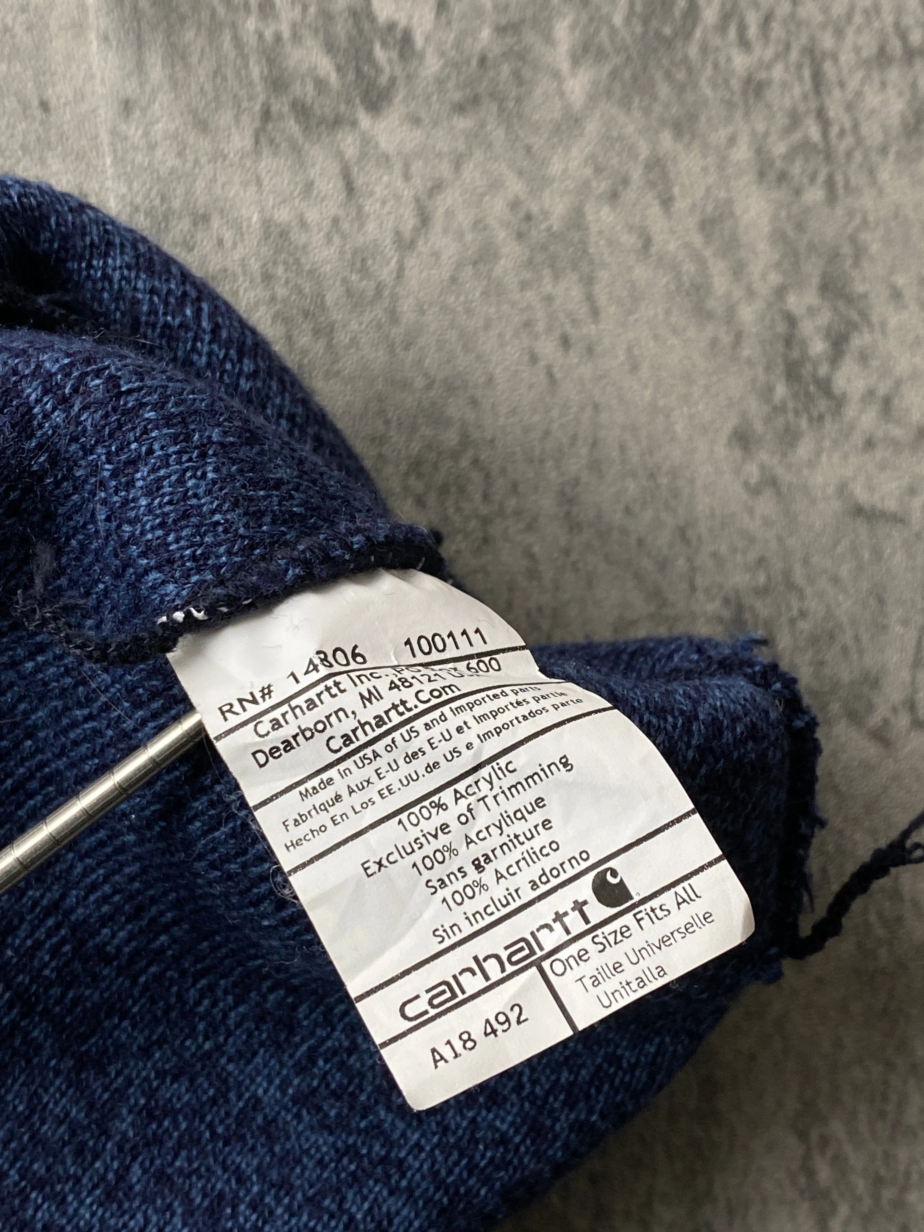 Carhartt Beanie Adult Blue - Image 3