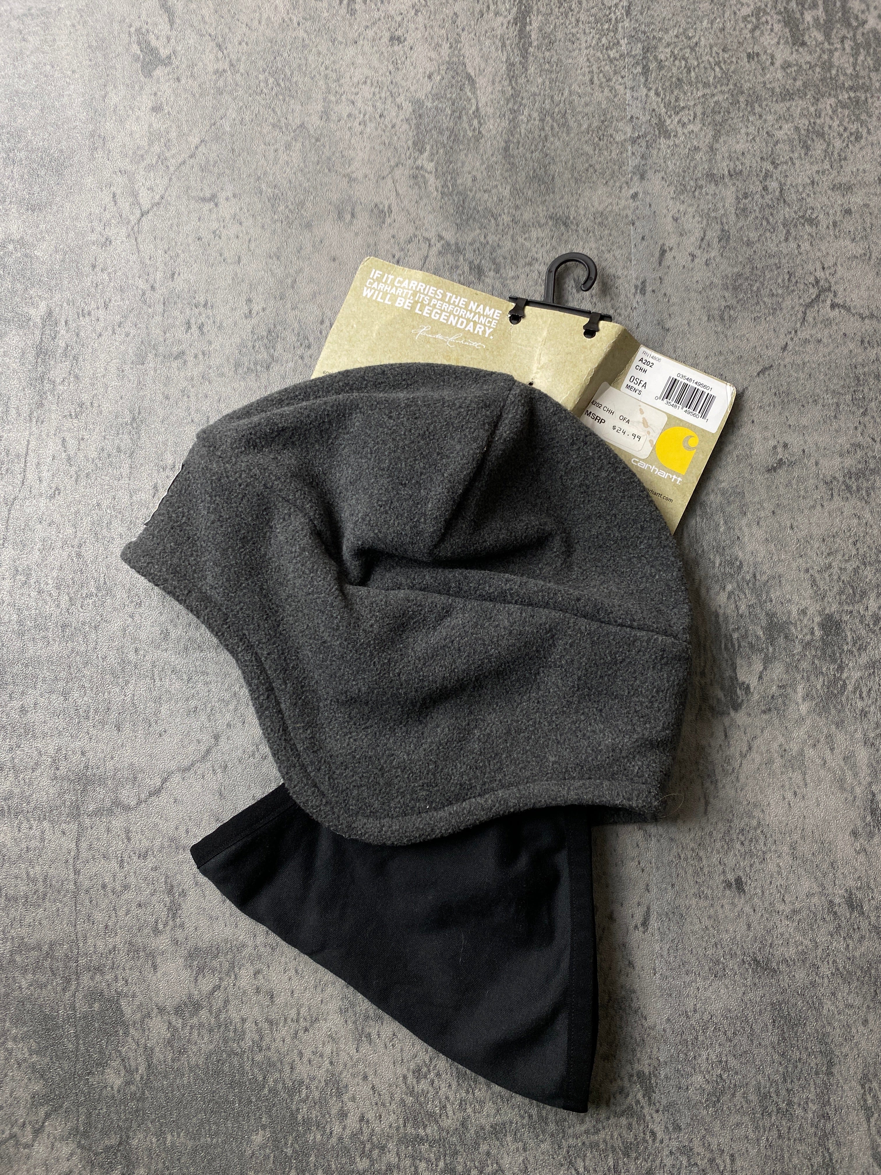 Carhartt Beanie Adult Grey Fleece 2 In 1 - Image 2