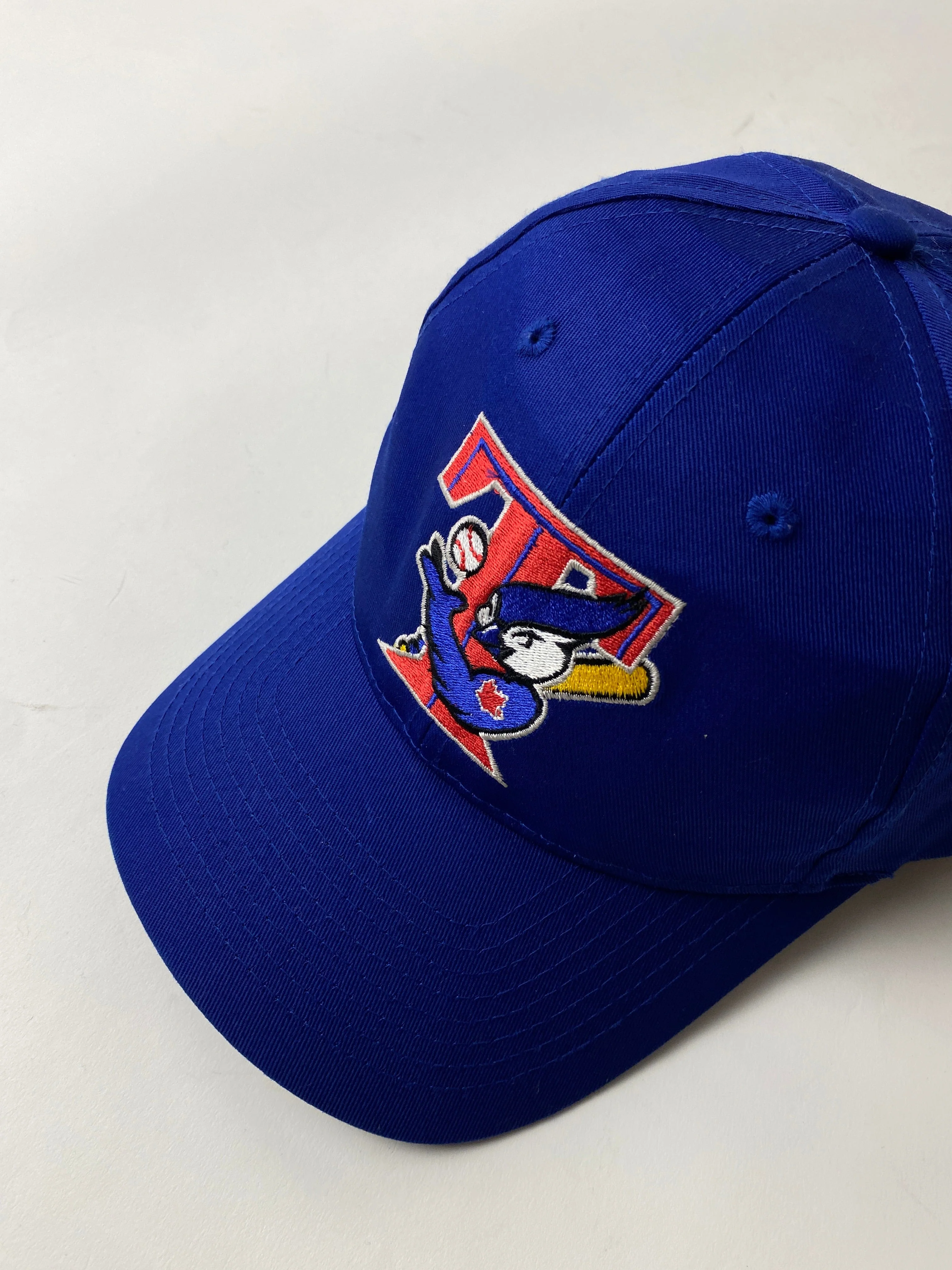 Toronto Blue Jays Hat Cap Adult Blue Strap Back - Image 2