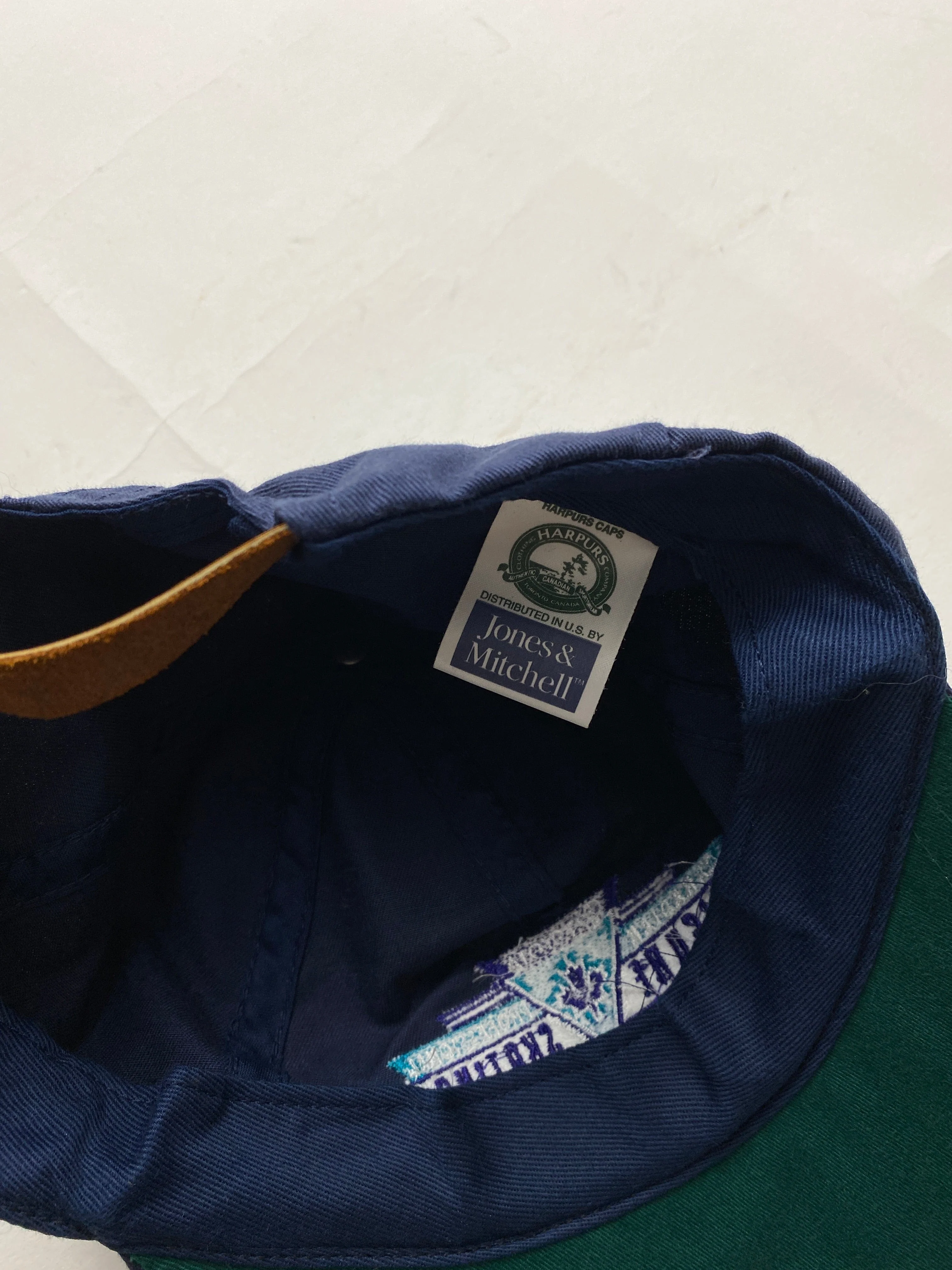 Vintage Canadian Figure Skating Championship Hat Cap Adult Clue Strapback - Image 3