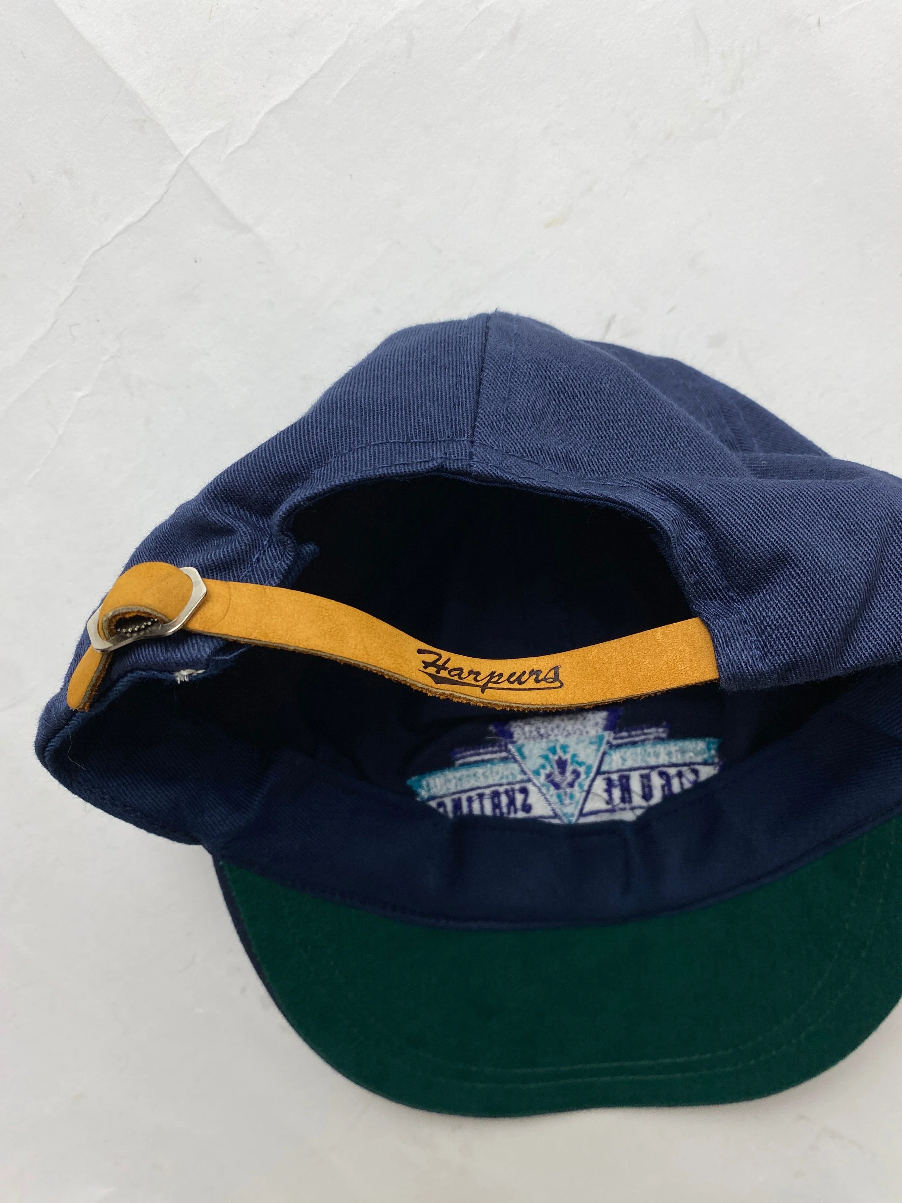 Vintage Canadian Figure Skating Championship Hat Cap Adult Clue Strapback - Image 4