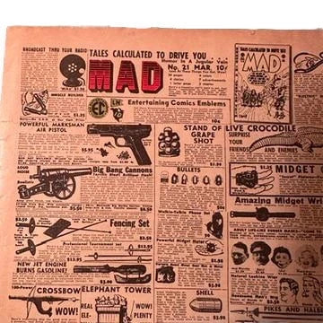 Mad (1952 EC) Magazine 21 FN 8.0 Off-white pages - Image 2