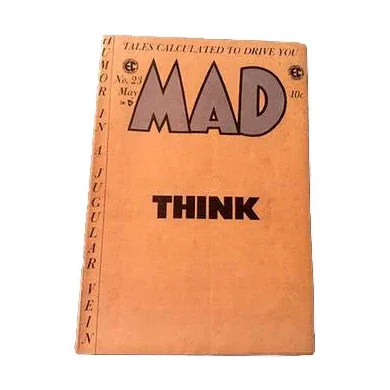 MAD #23 - COMPLETE - Last Mad in Comic Book Format! - Classic EC Comic! 1955