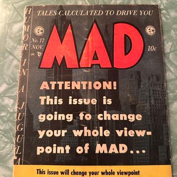 MAD Comic #17 Nov 1954 by Harvey Kurtzman Very Rare Vintage, 3 Good Minus - Image 3