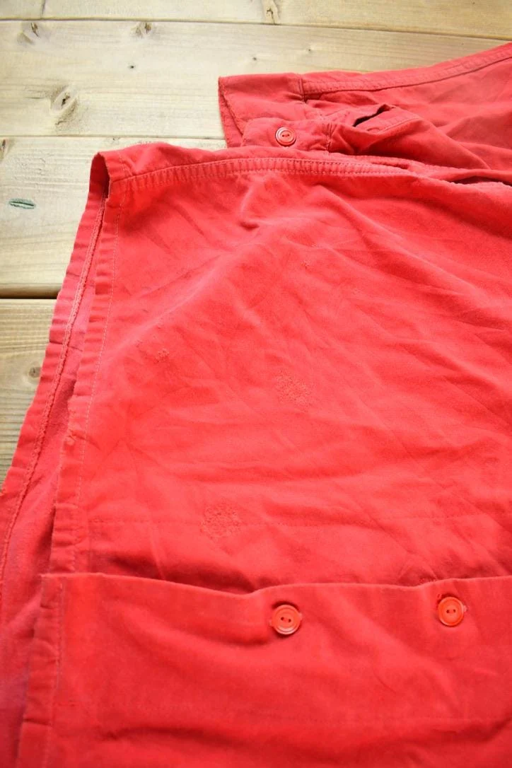 True Vintage 1970s GWG Red Button Up Flannel Shirt Men's Large - Image 4