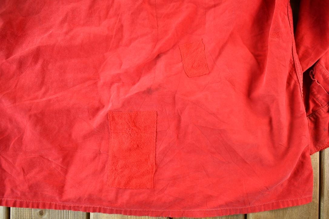 True Vintage 1970s GWG Red Button Up Flannel Shirt Men's Large - Image 7