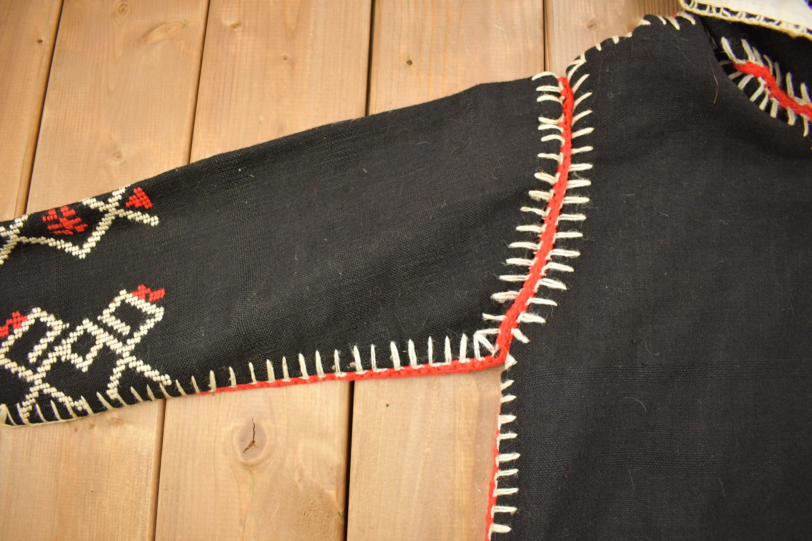 Vintage 1940s Mexican Embroidered Souvenir Jacket Men's Large - Image 8