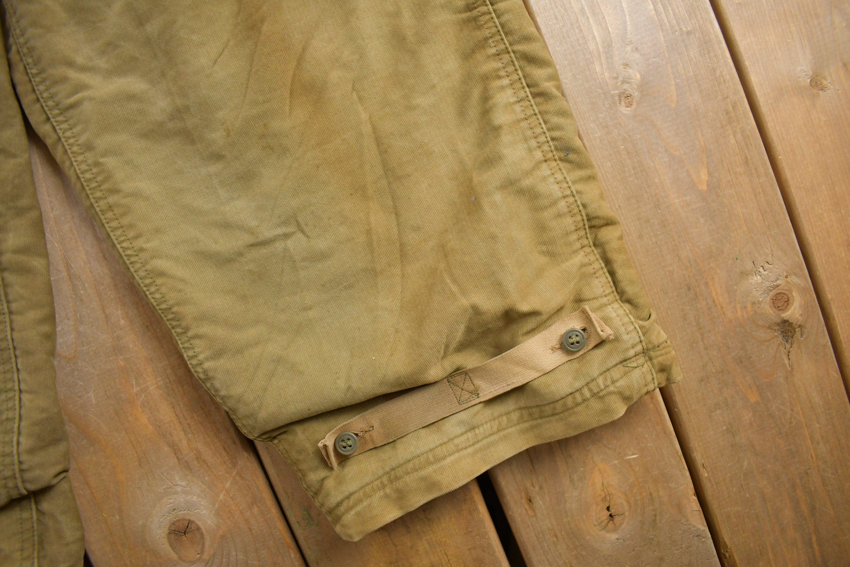 Vintage 1940s N Deck Overalls Men's Small - Image 8