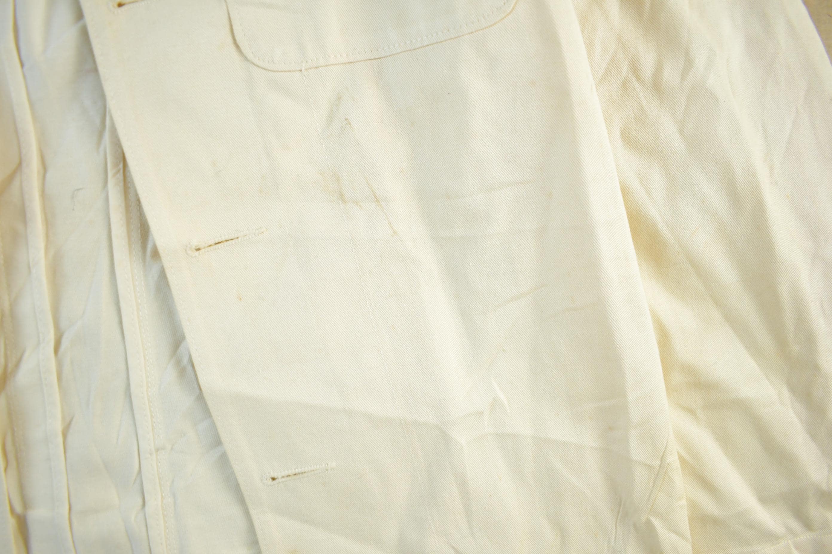 Vintage 1940s Navy Coast Guard Novakoff Uniform Shirt Men's Medium - Image 4