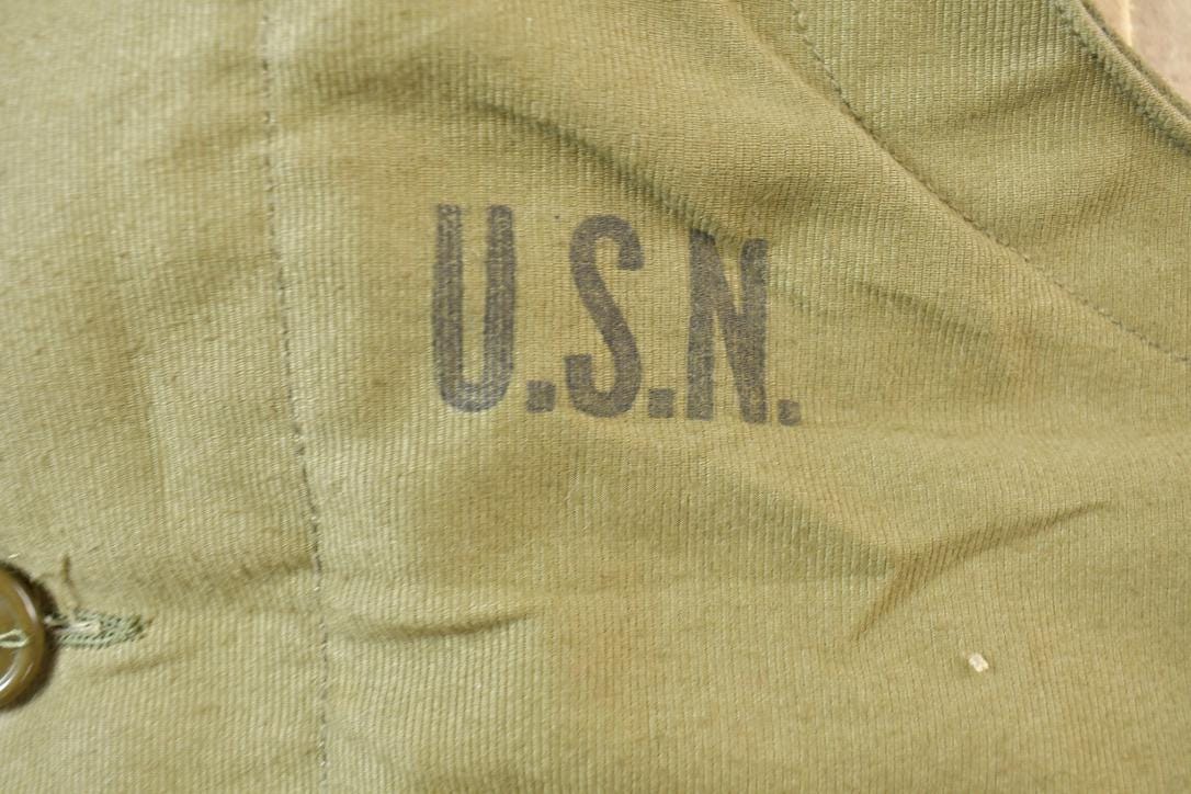 Vintage 1940s Navy Deck Bib Overalls WWII - Image 10