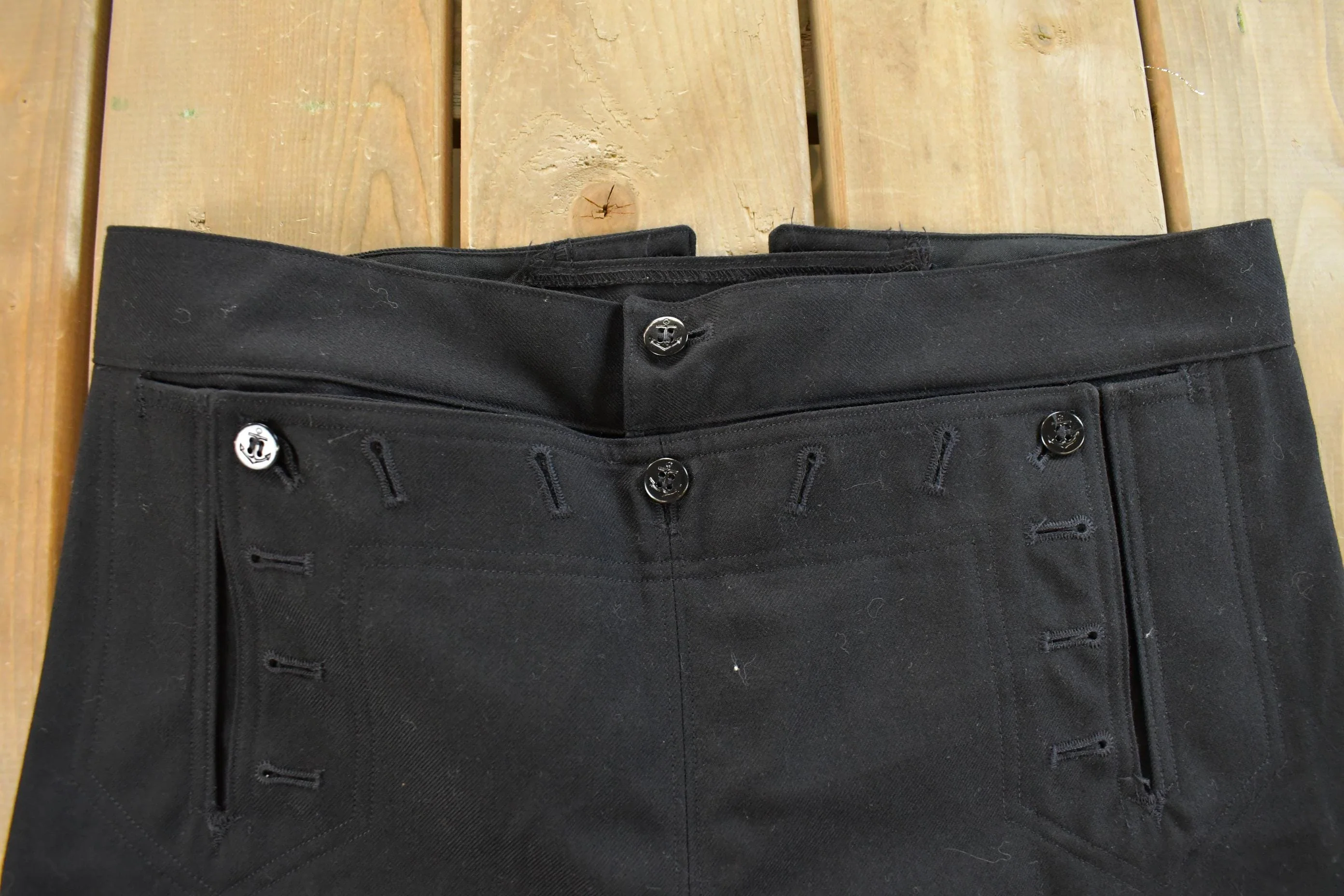 Vintage 1940's Navy Naval Clothing Factory WWII Pants Men's 35 x 33 - Image 7