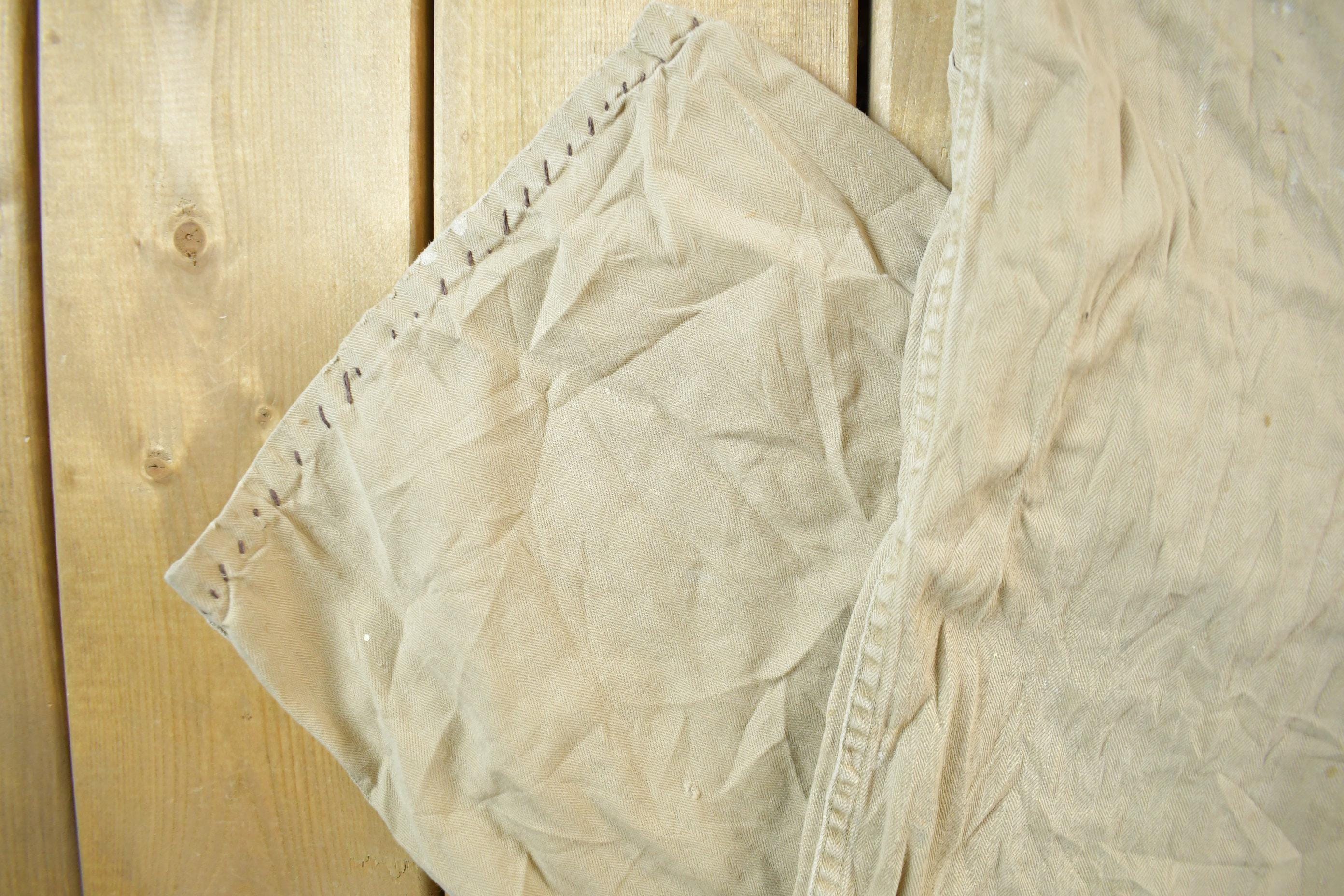 Vintage 1940s Standard Linen Co. Coveralls Union Made Workwear Men's XL - Image 3