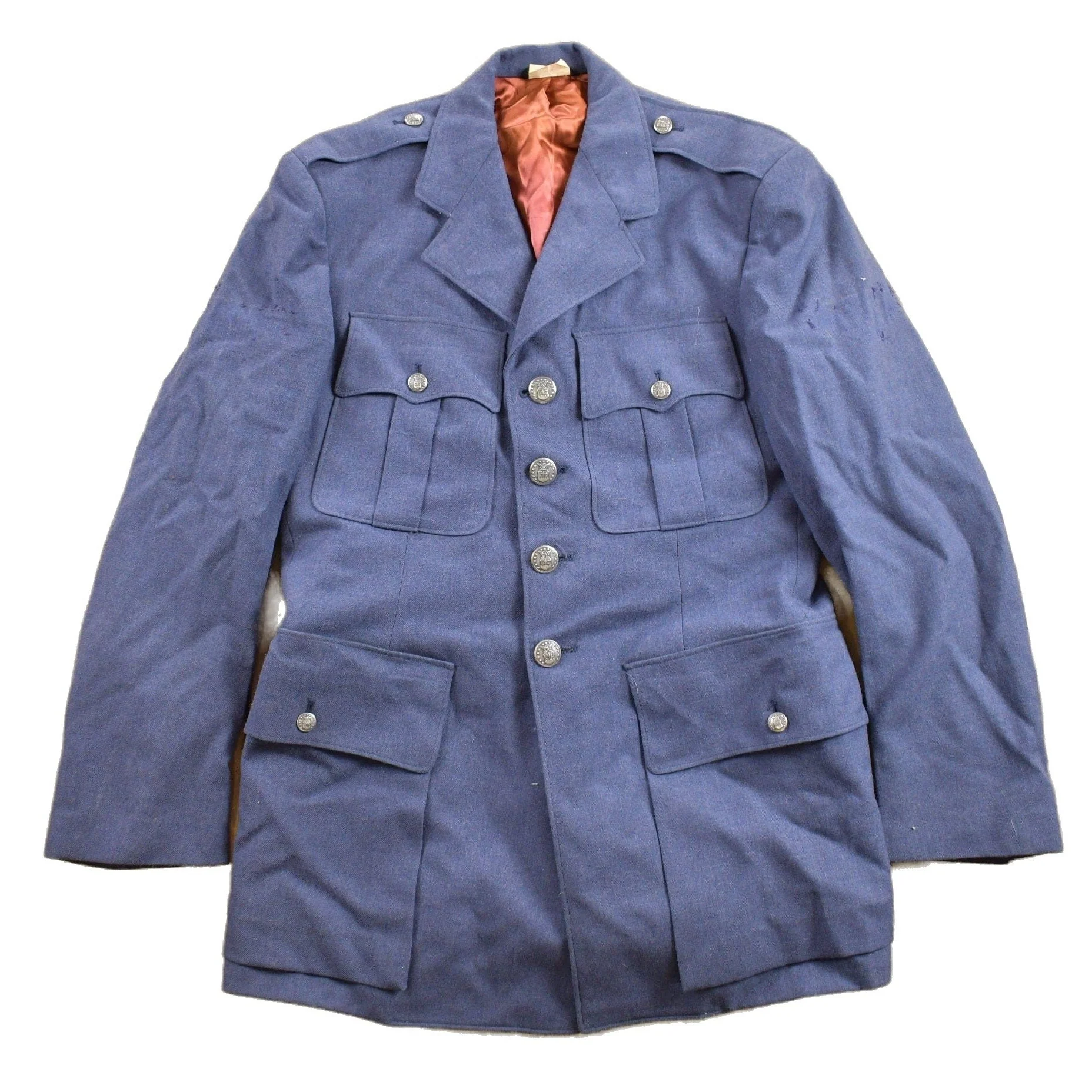 Vintage 1940s WW2 Air Force Button Up Jacket Men's Medium