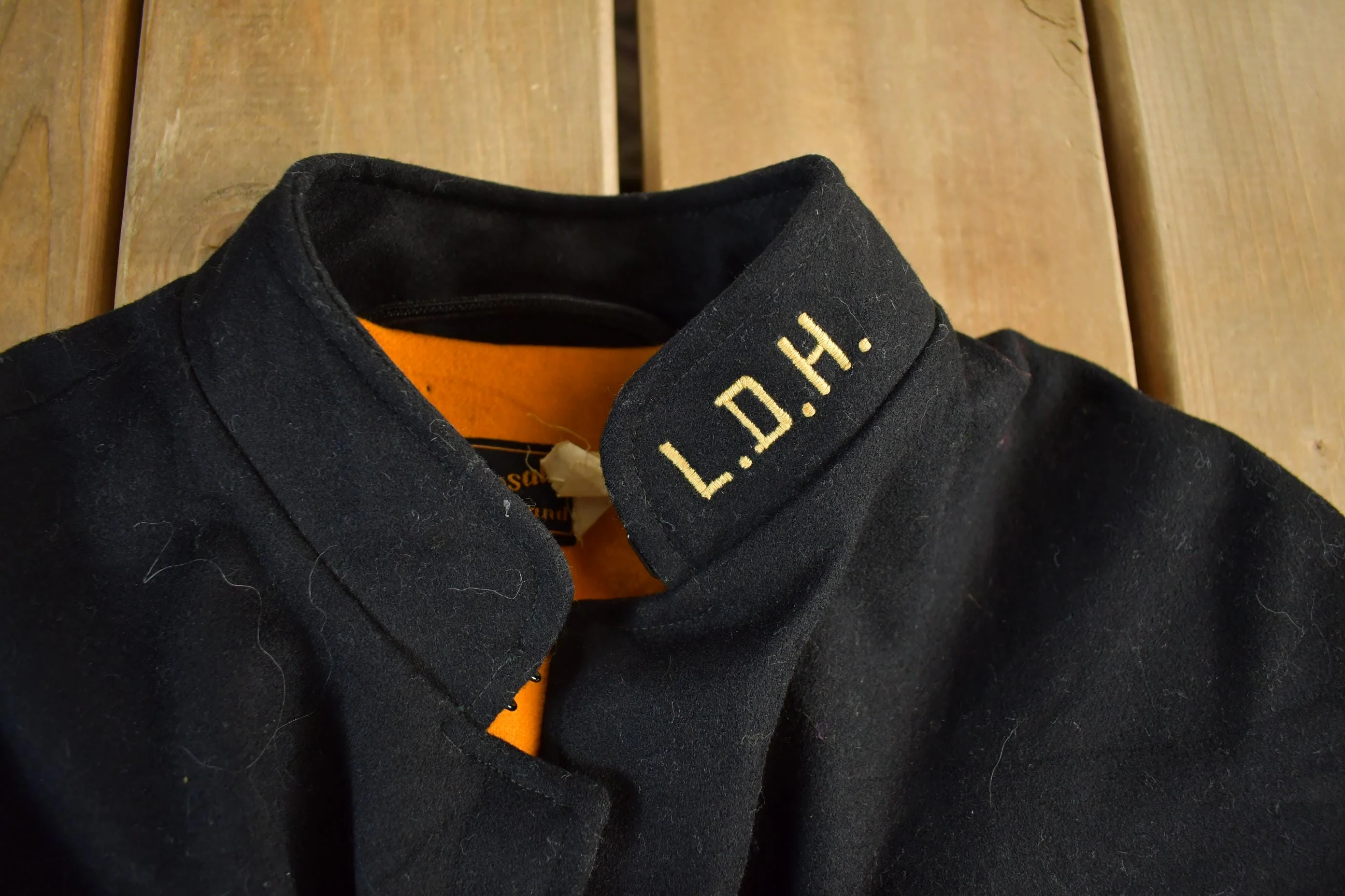 Vintage 1940s WWII Era Wool Nurses Cape Jacket Adult M-L Men's Large - Image 4