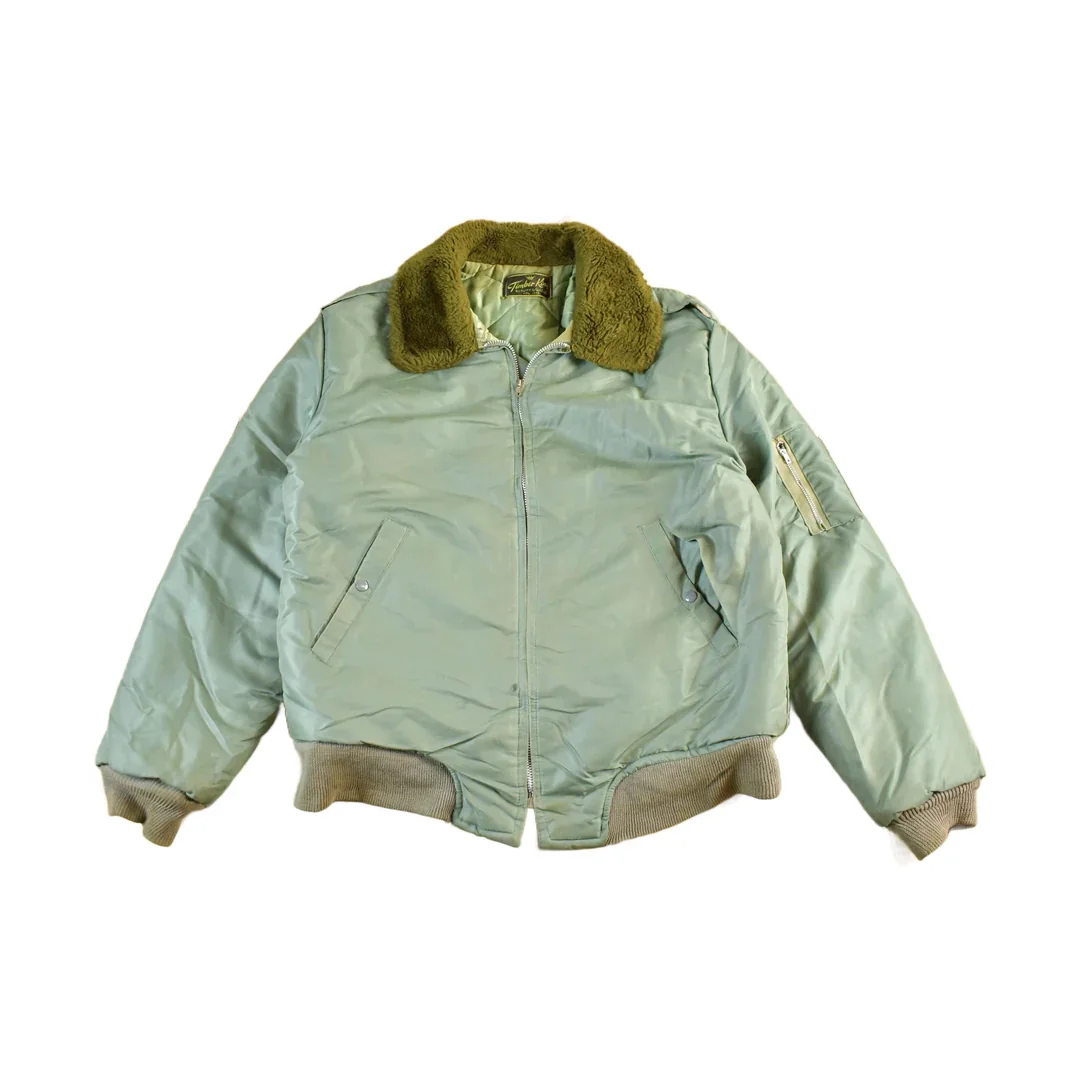 Vintage 1950s 1960s Timber King Flight Military Army Jacket Men's XL