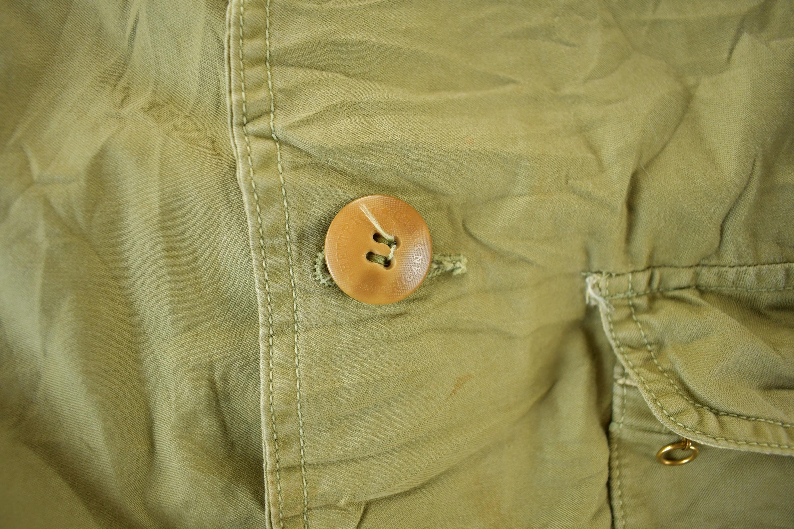 Vintage 1950s American Field Hunting Jacket Men's Large - Image 3