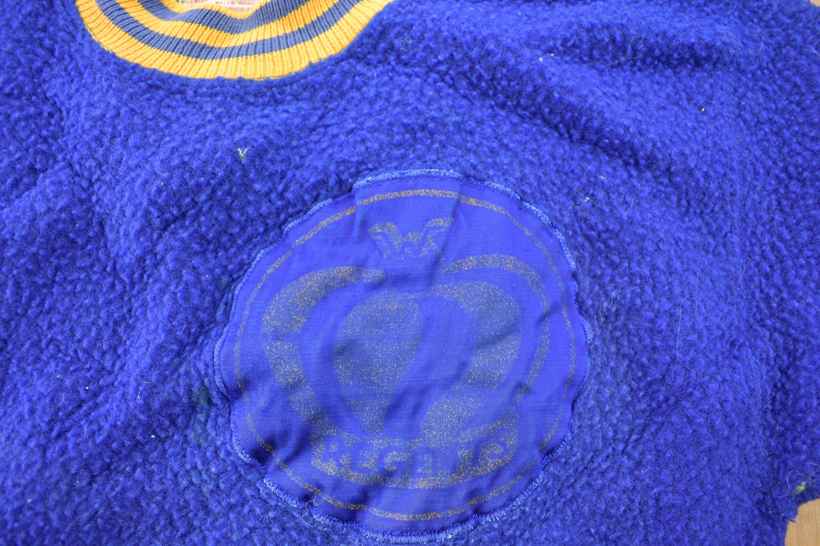 Vintage 1950s Champion Fleece Mock Neck Sweatshirt - Image 4