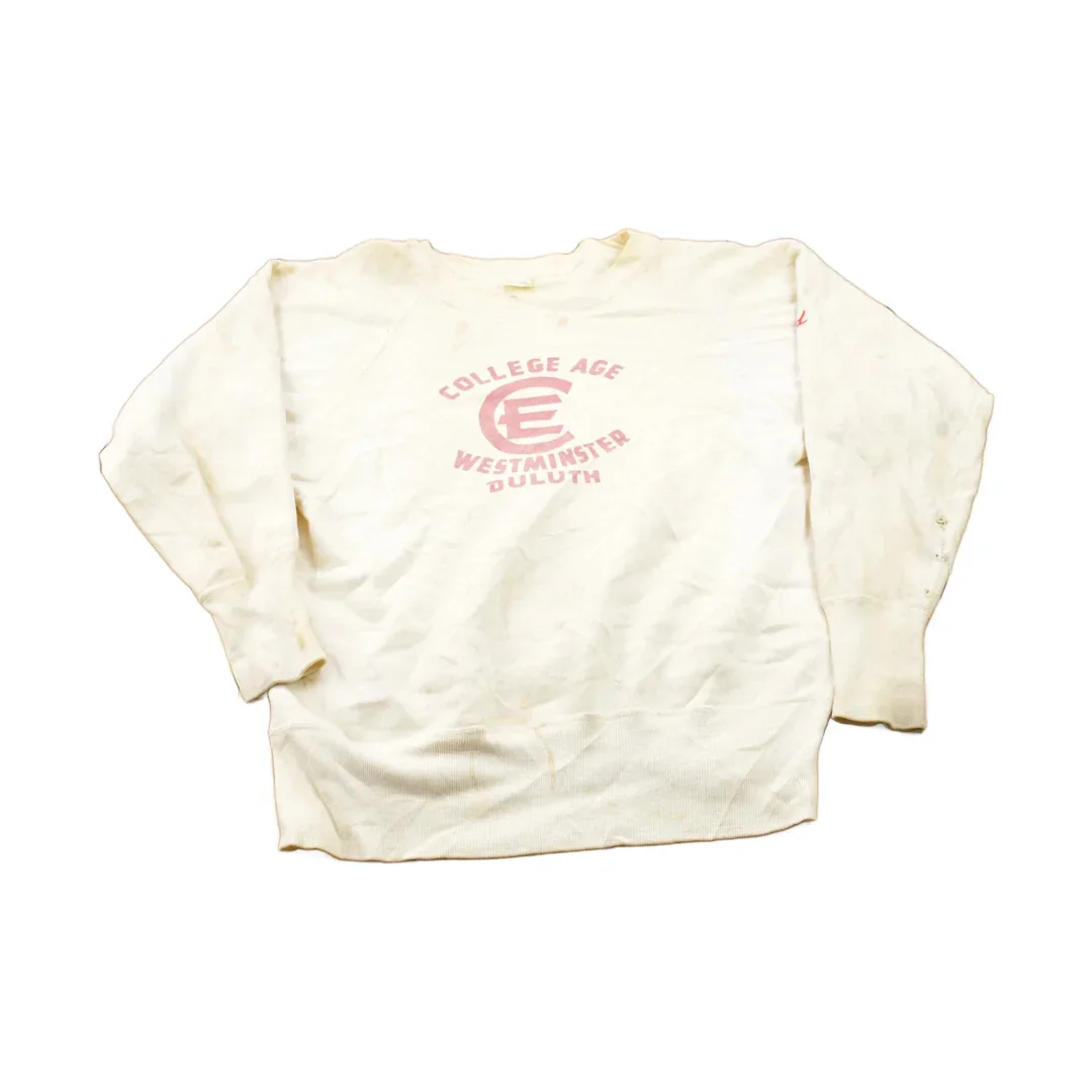 Vintage 1950s College Age Westminster Crewneck Sweatshirt