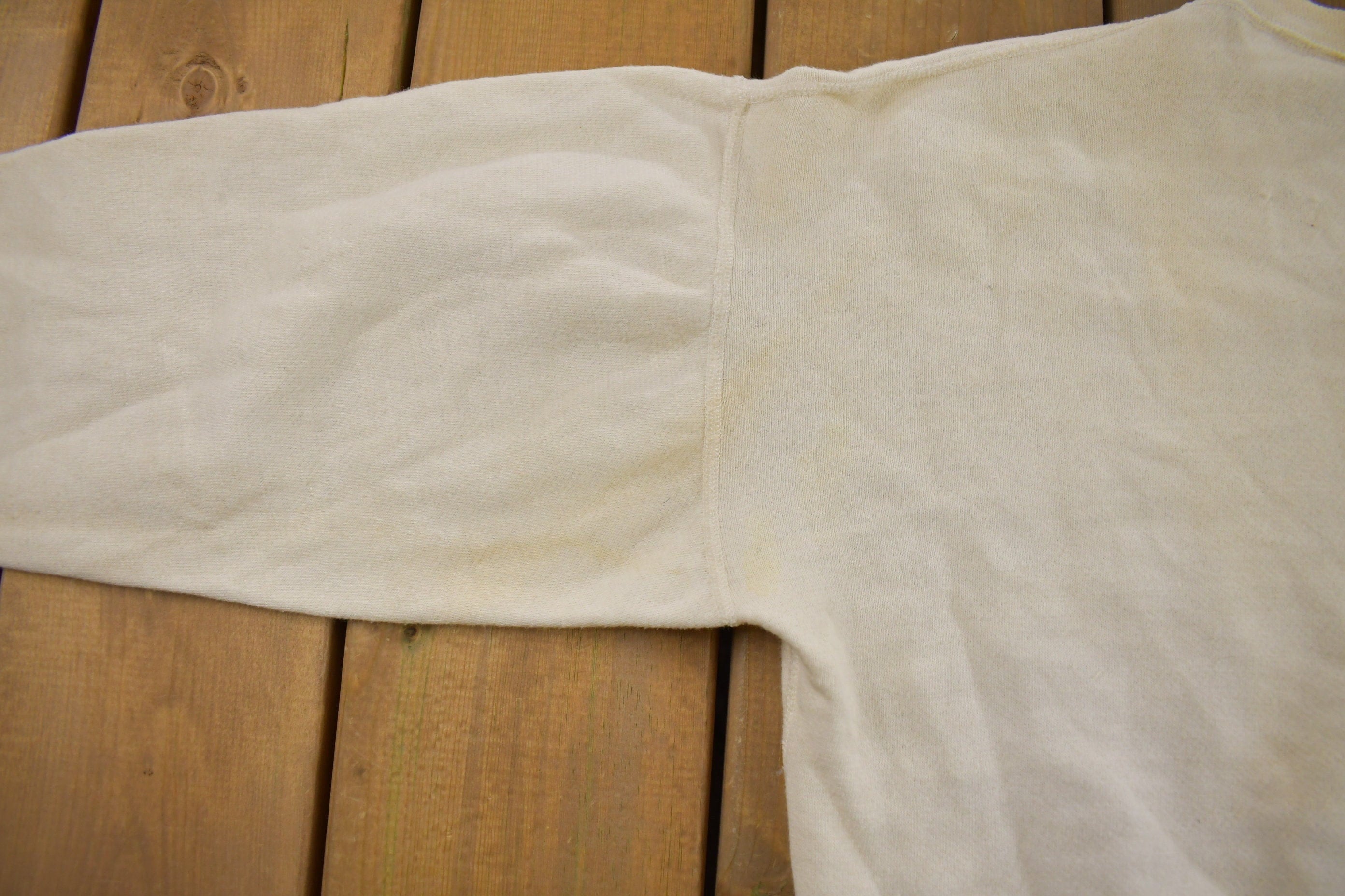 Vintage 1950s Collegiate Crewneck Men's Medium - Image 5