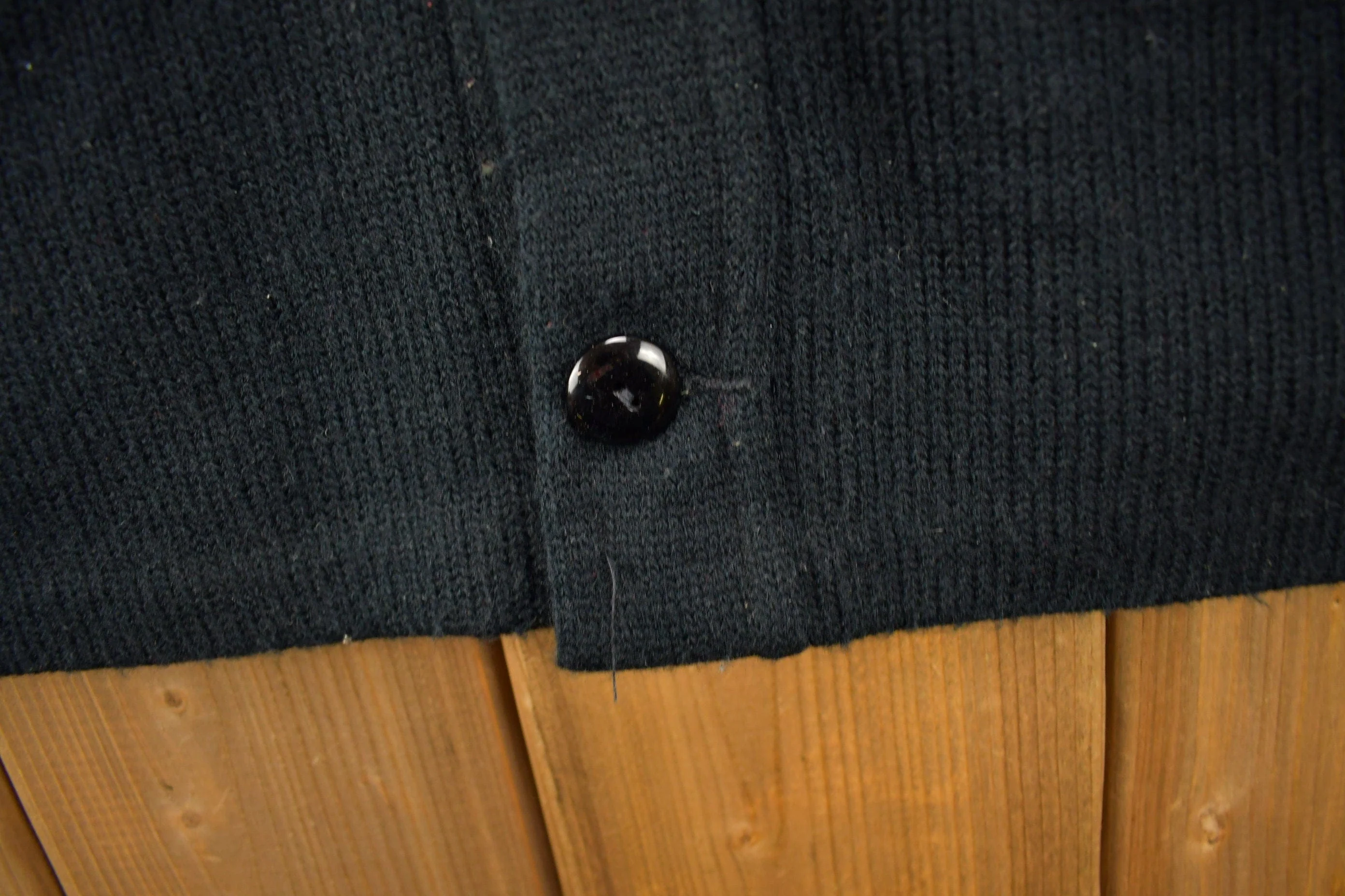 Vintage 1950s Collegiate Knit Cardigan Sweater - Image 4
