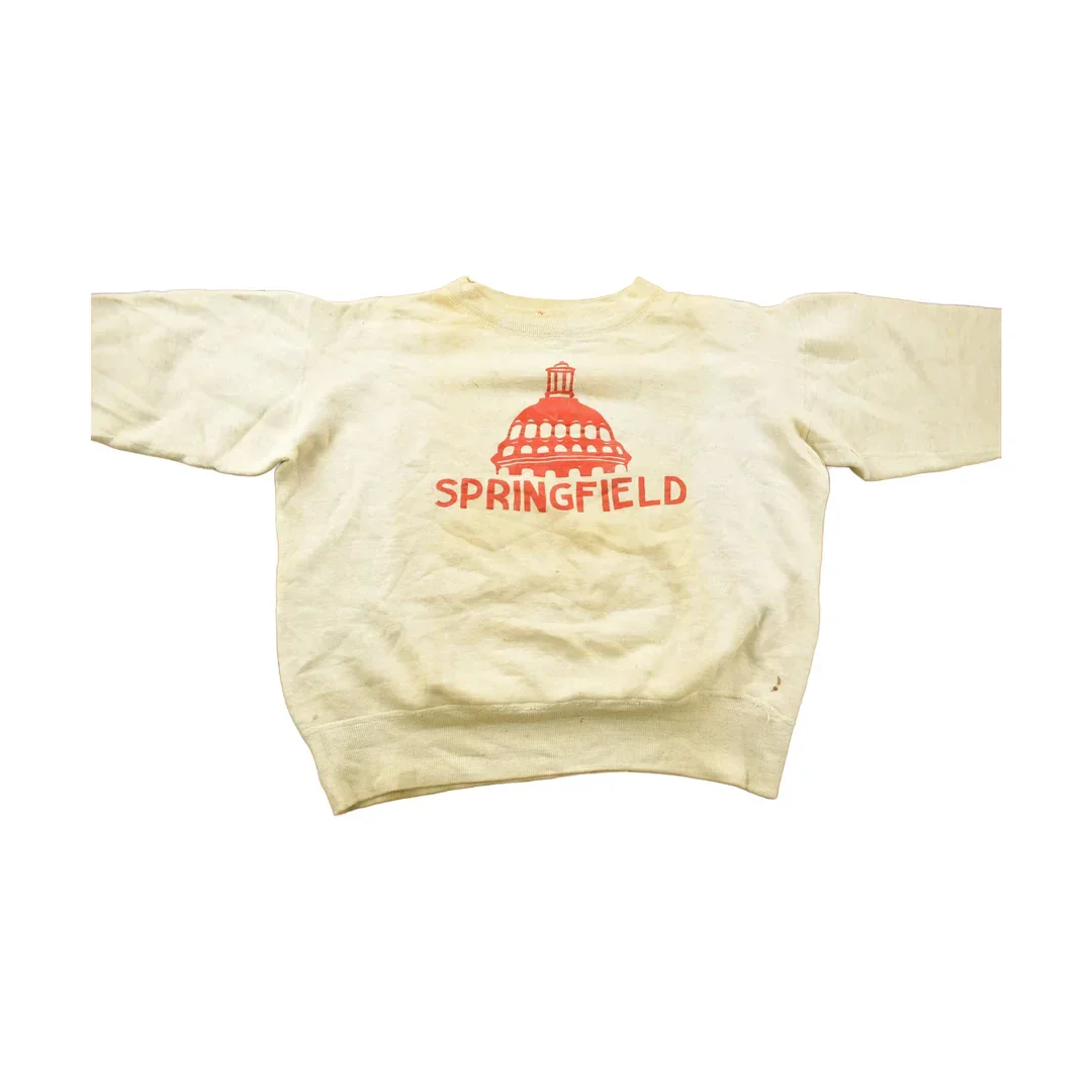Vintage 1950s Crewneck Spring Field College Collegiate Wear Men's Medium - Image 2