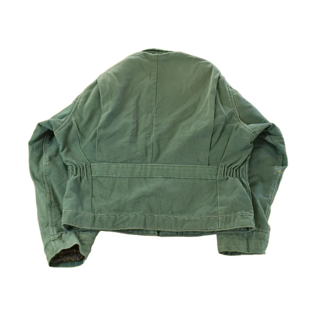 Vintage 1950s Distressed Work Jacket Men's Medium - Image 2