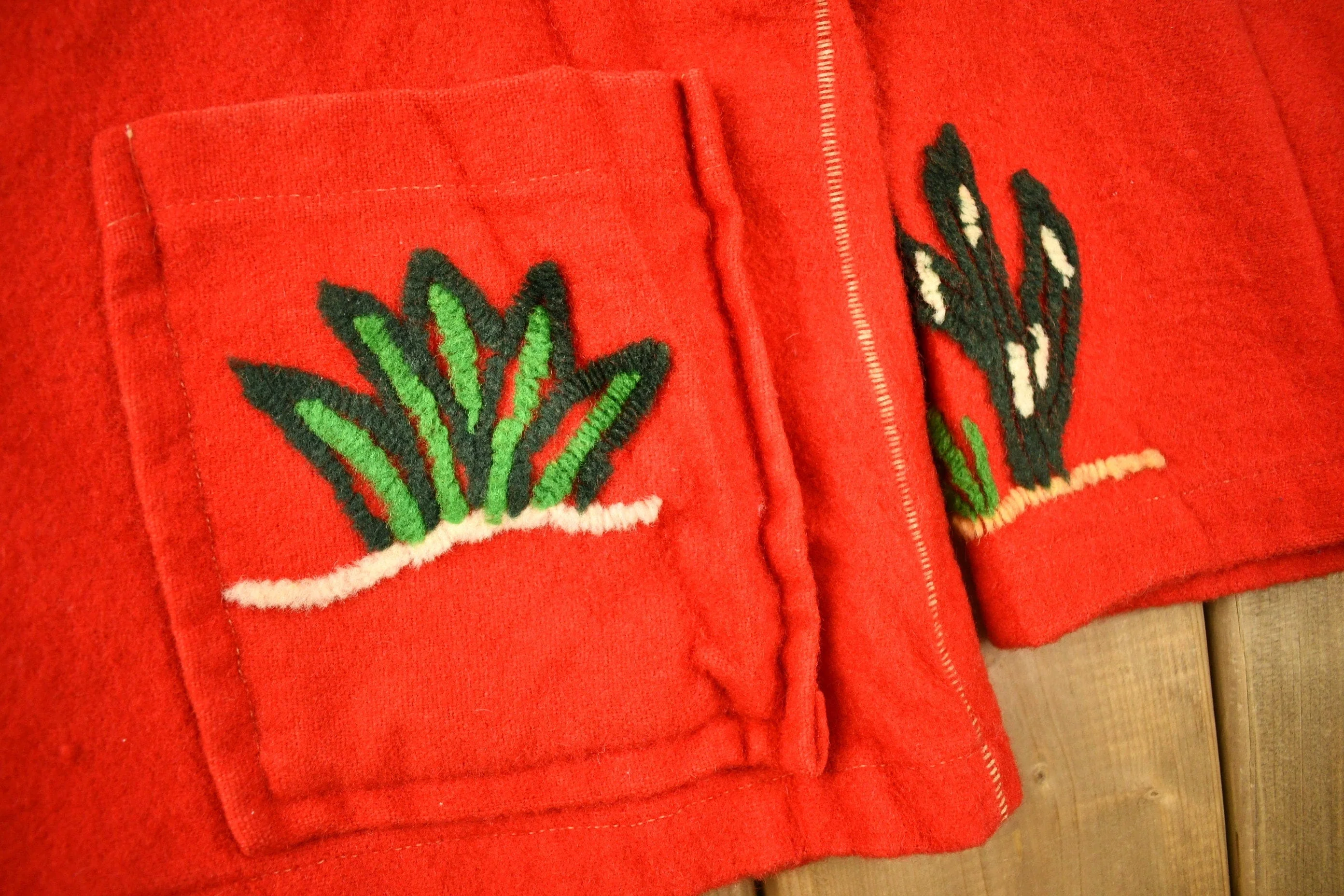 Vintage 1950s Mexican Embroidered Souvenir Jacket Men's Medium - Image 5