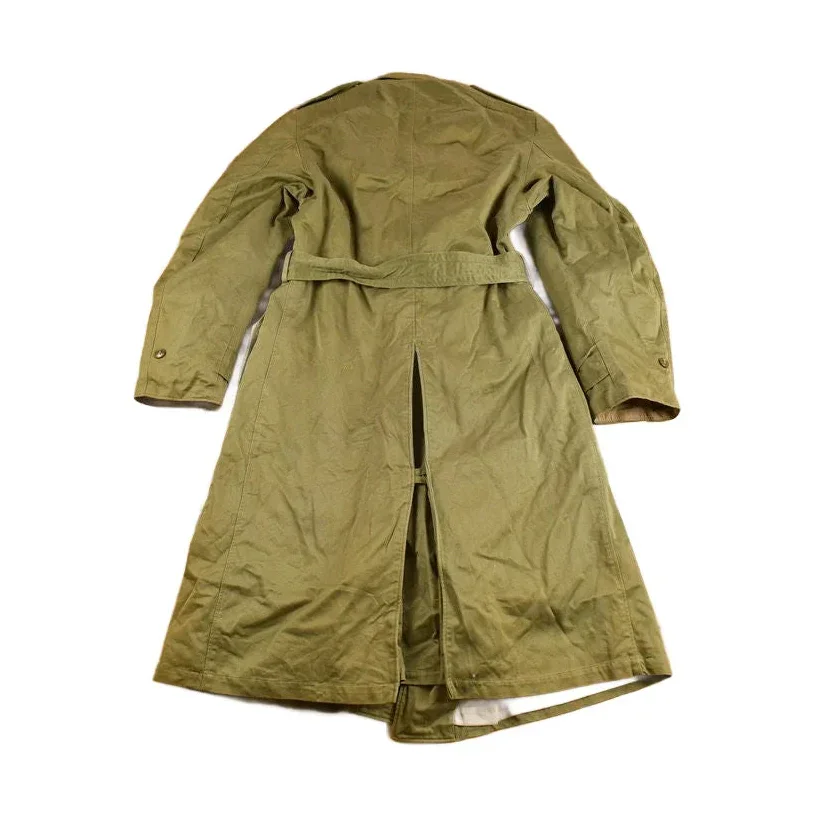 Vintage 1950s Military Overcoat With Liner - Image 2