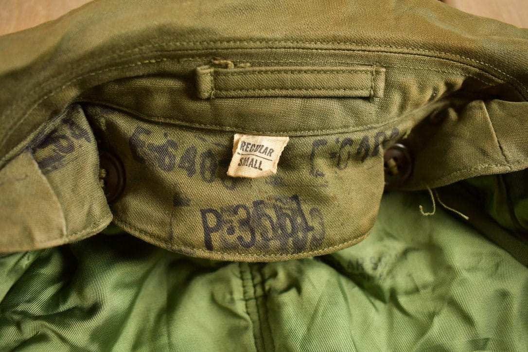 Vintage 1950s Military Overcoat With Liner - Image 5