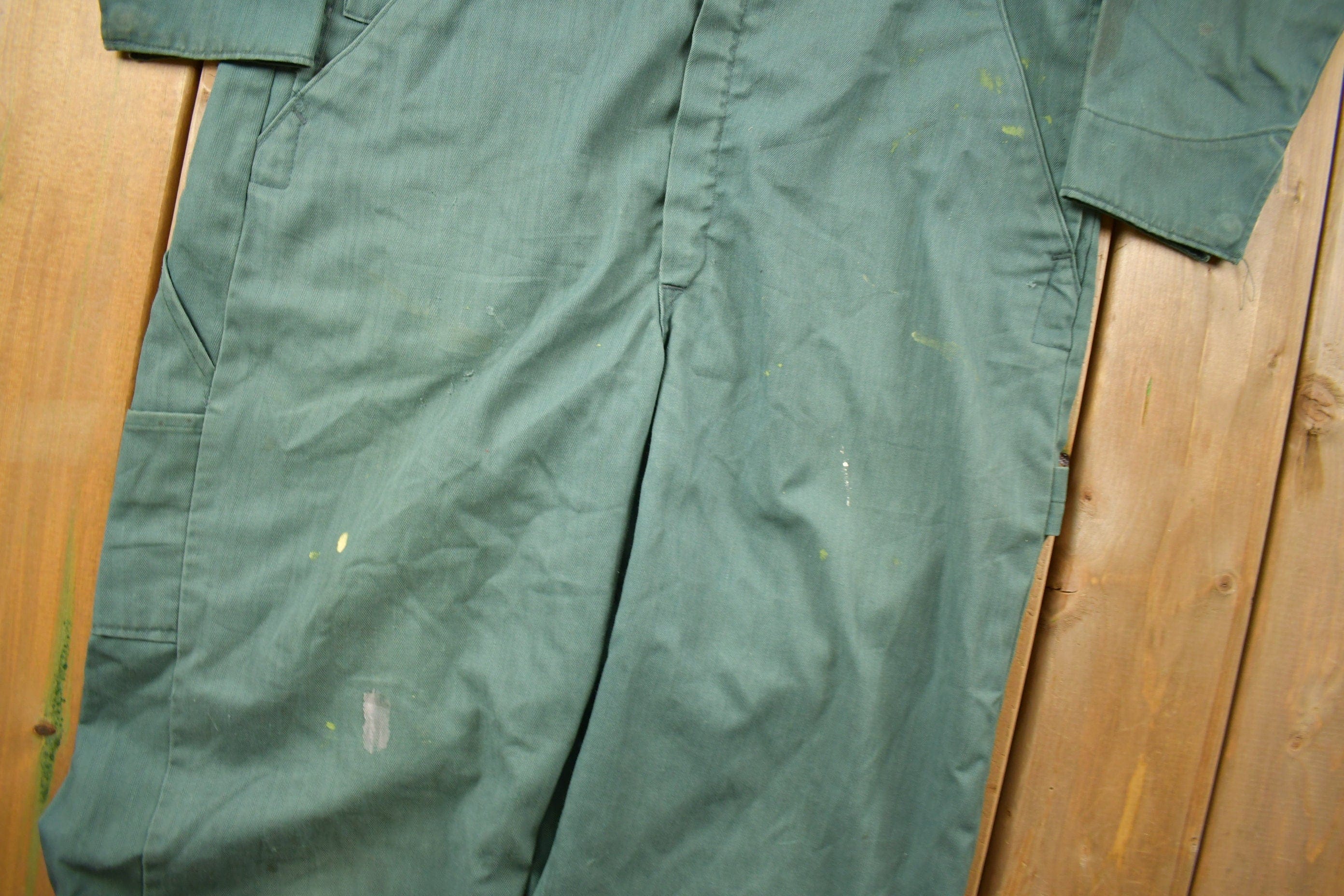 Vintage 1950s Penney's Big Mac Sanforized Coverall Jumpsuit Men's Medium - Image 4
