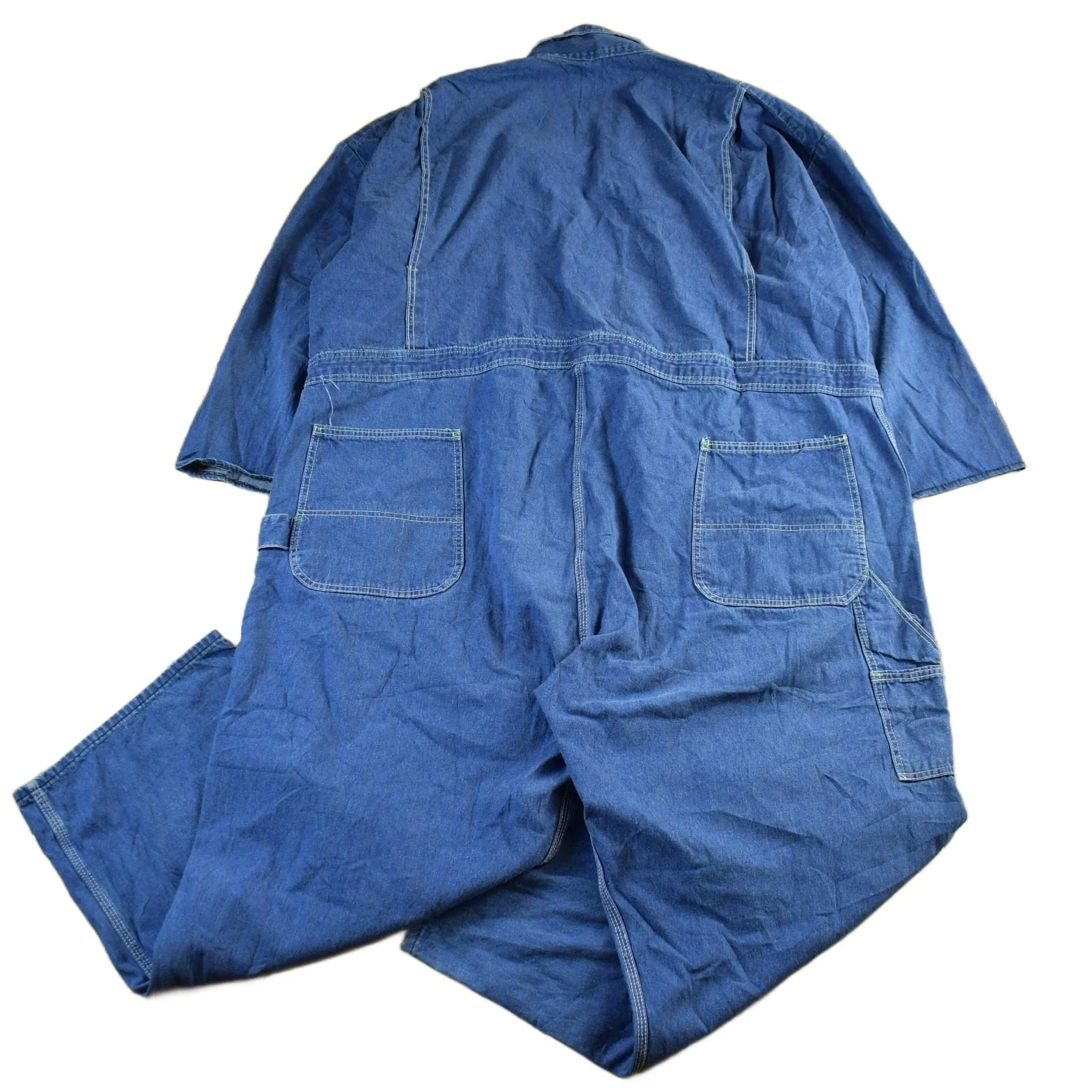 Vintage 1950s Pointer Brand Denim Overalls Jumpsuit Men's 56 x 28 - Image 2