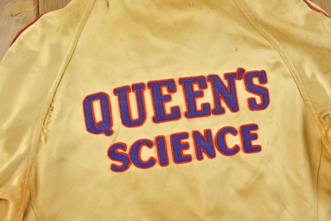 Vintage 1950s Queen's Science Varsity Jacket - Image 3