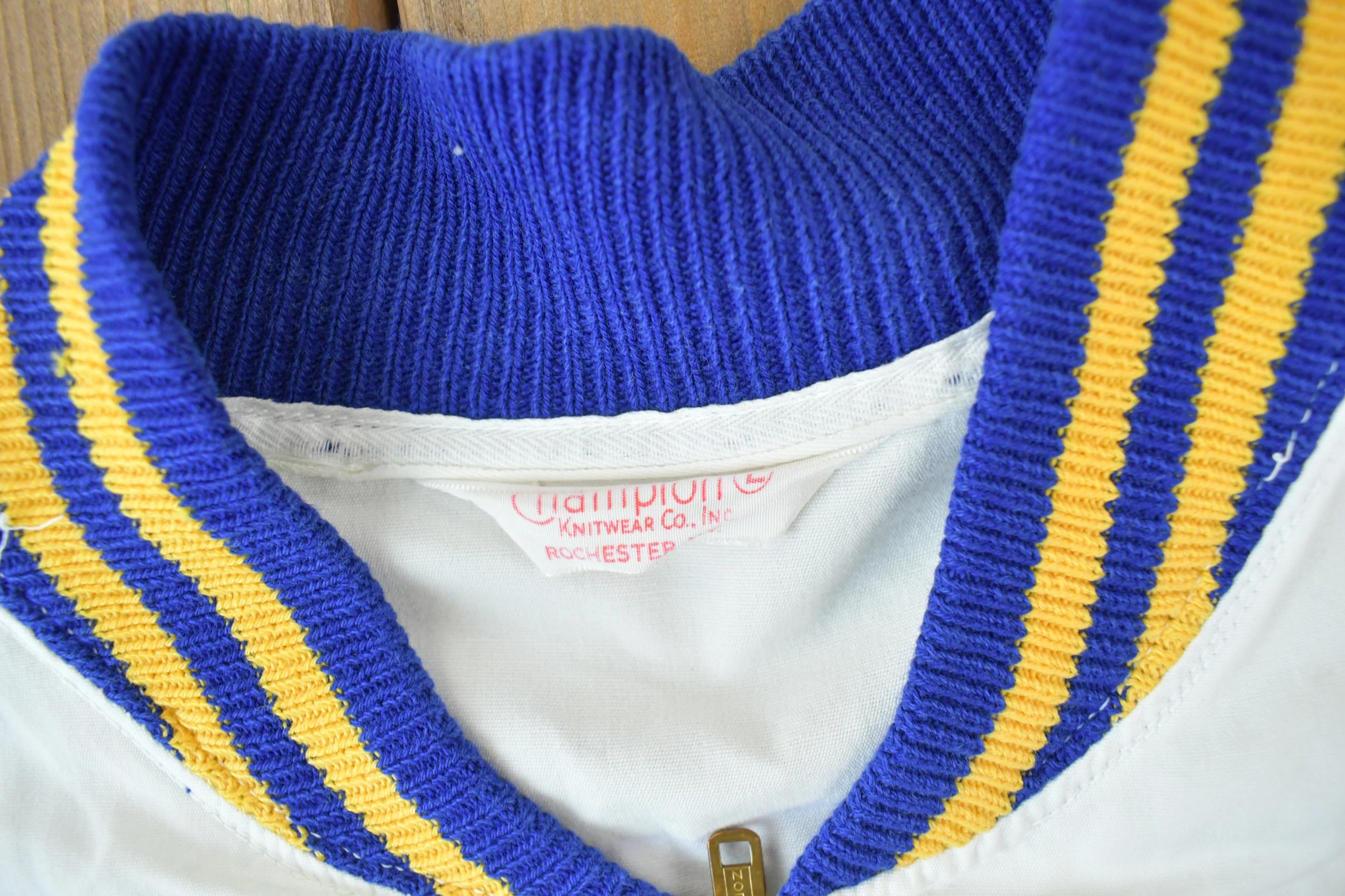 Vintage 1950s Rotary International Champion Bomber Jacket Men's Large - Image 4