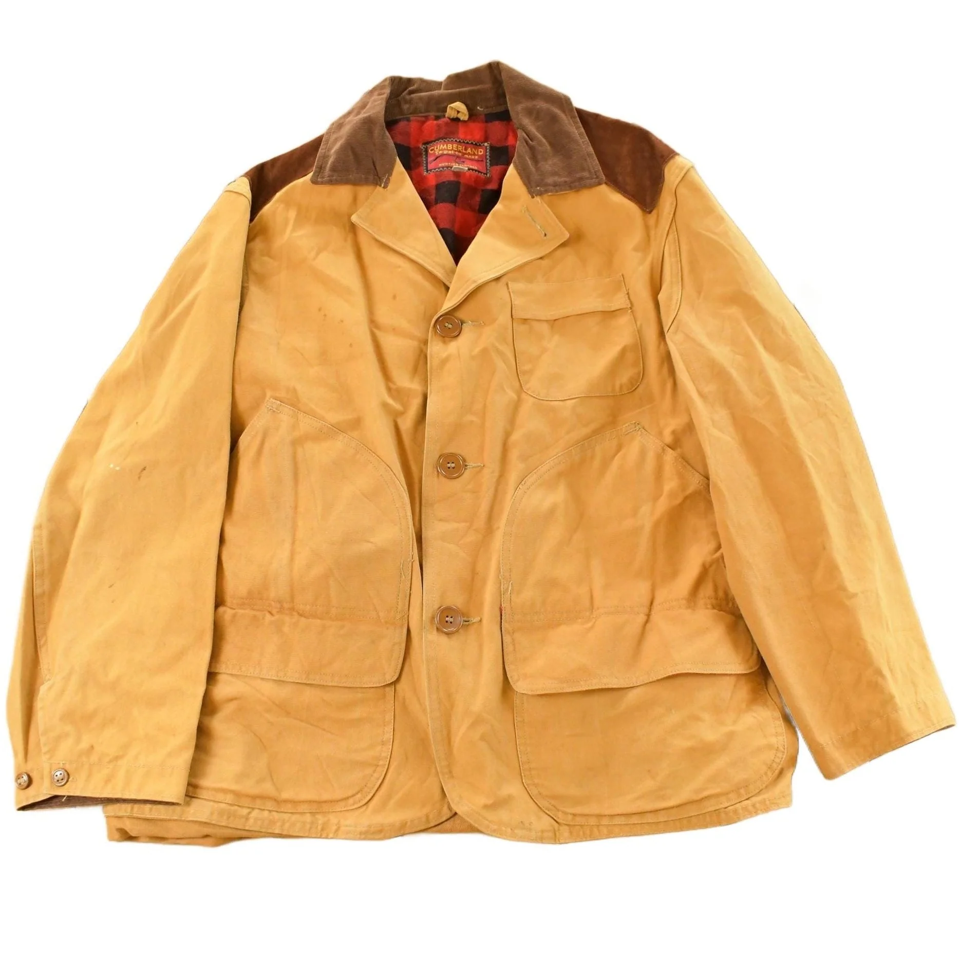 Vintage 1950s Sears Cumberland Hunting Jacket Men's Large