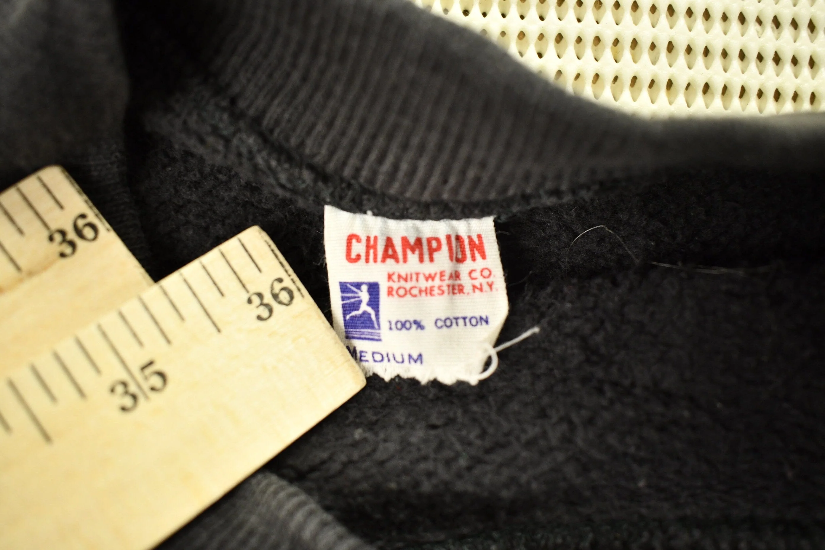 Vintage 1950s Theta Chi Sigma Champion Raglan Crewneck Sweatshirt - Image 7