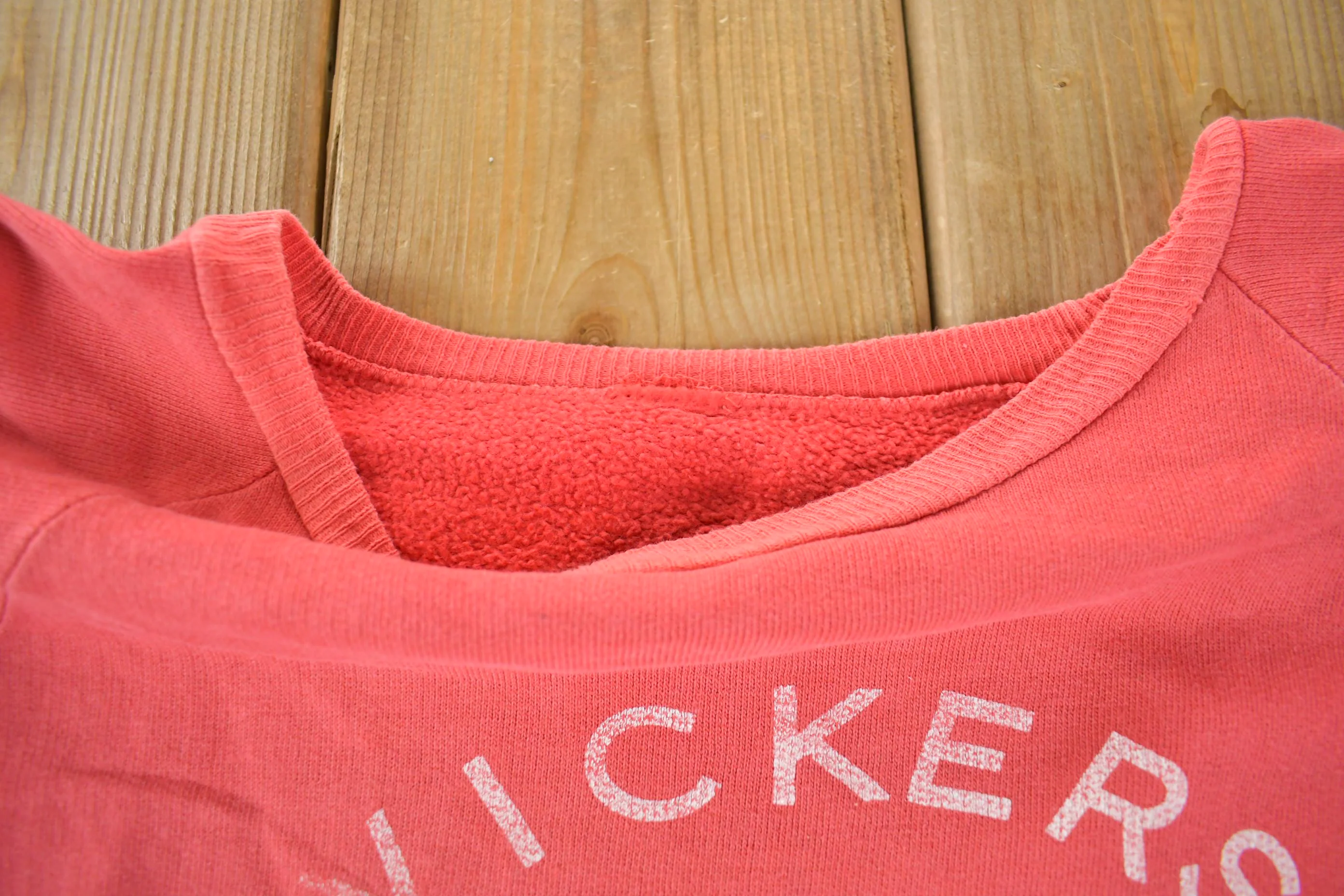 Vintage 1950s Vikers R.U.F.C. Sun Faded Distressed Crewneck Sweatshirt - Image 6