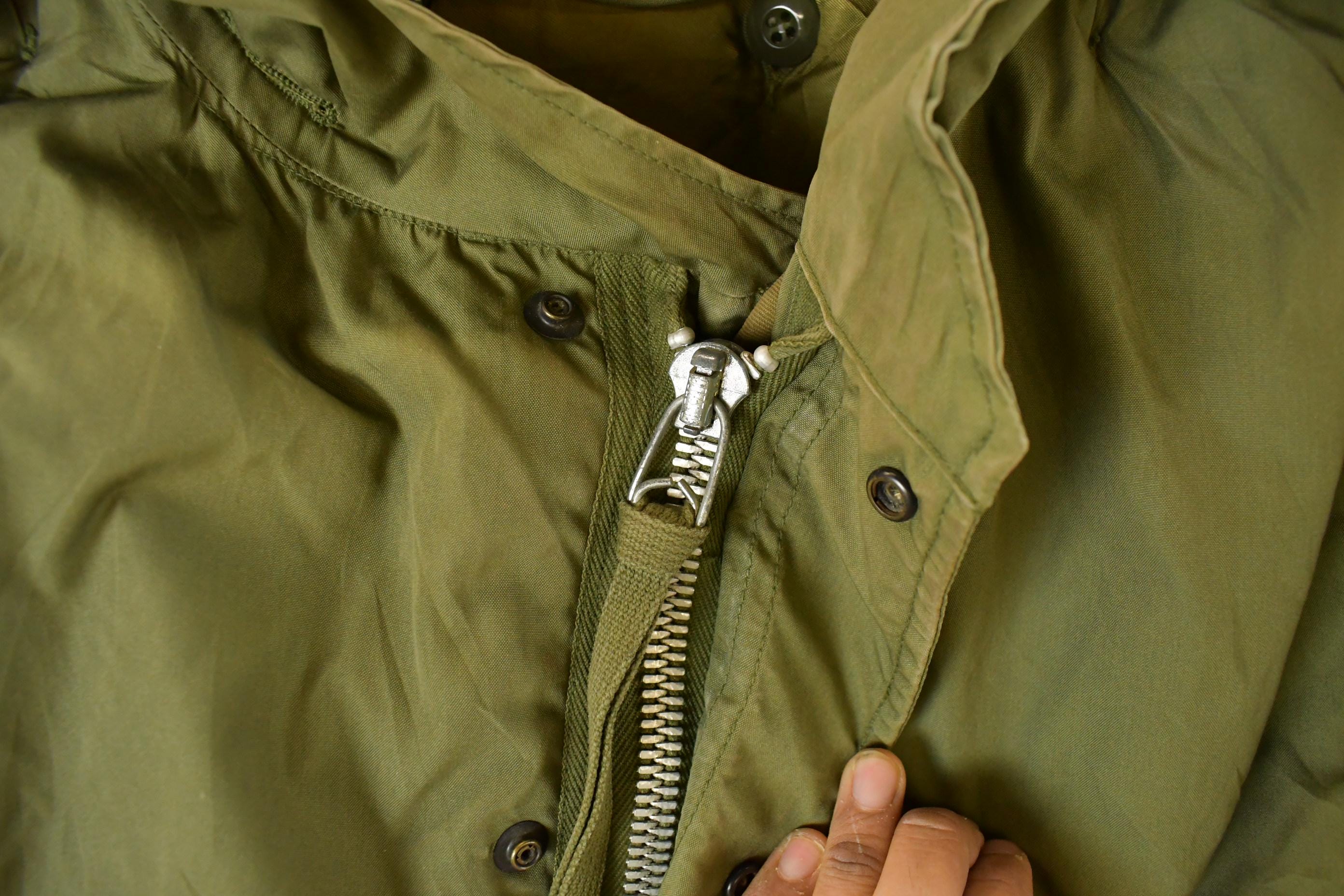 Vintage 1951 Cold Weather Combat Military Parka Jacket Men's S - Image 4