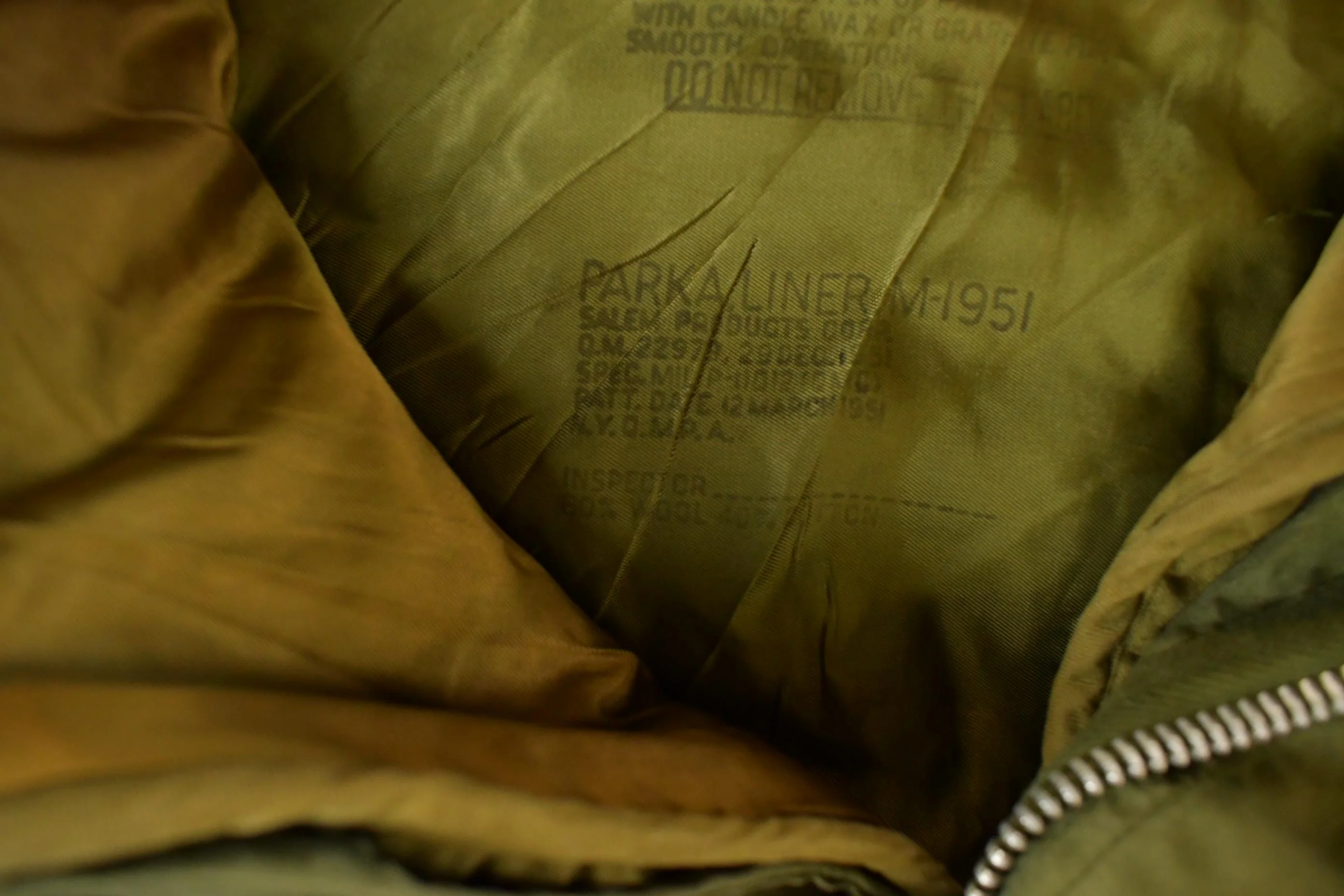 Vintage 1951 Cold Weather Combat Military Parka Jacket Men's S - Image 5