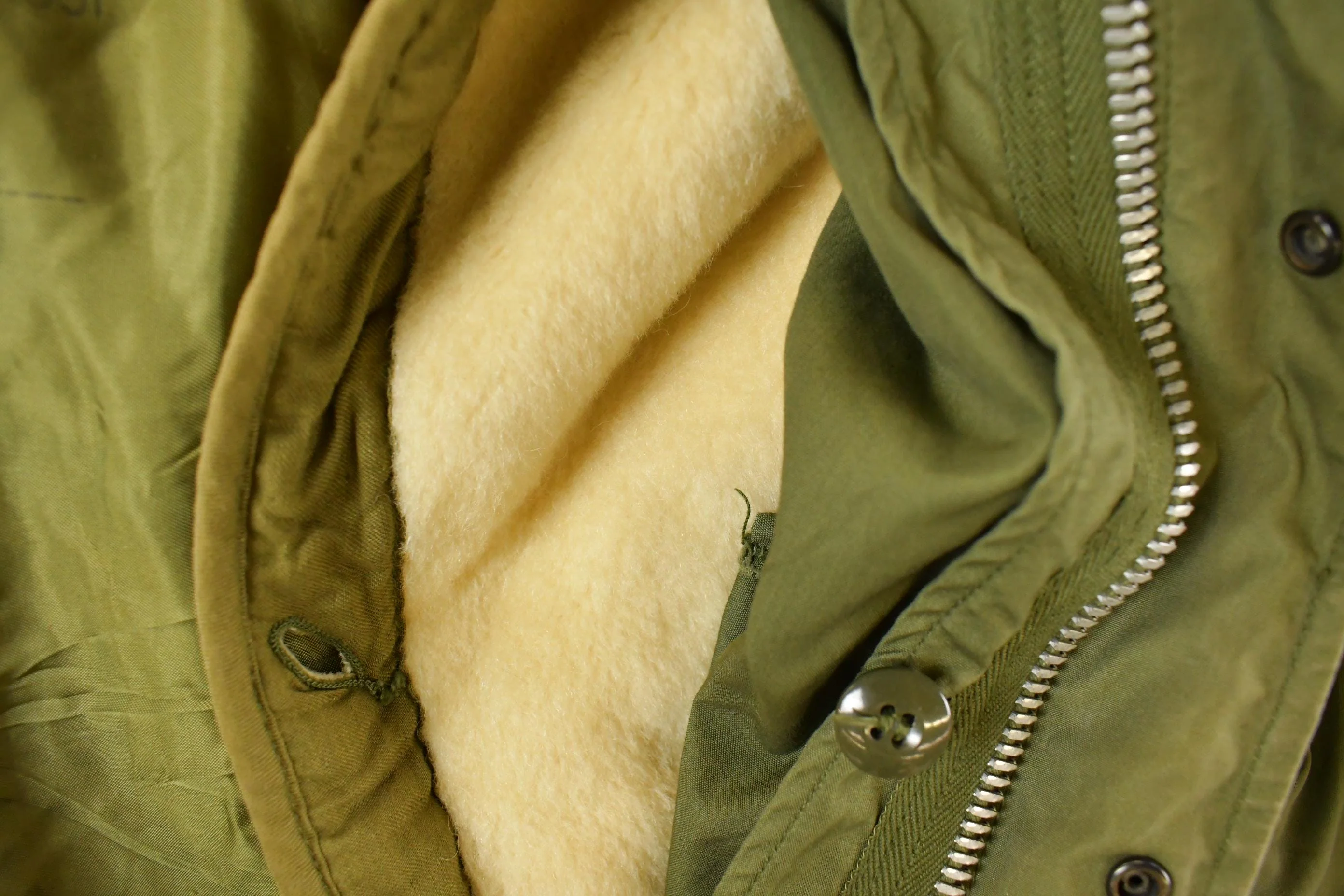 Vintage 1951 Cold Weather Combat Military Parka Jacket Men's S - Image 8