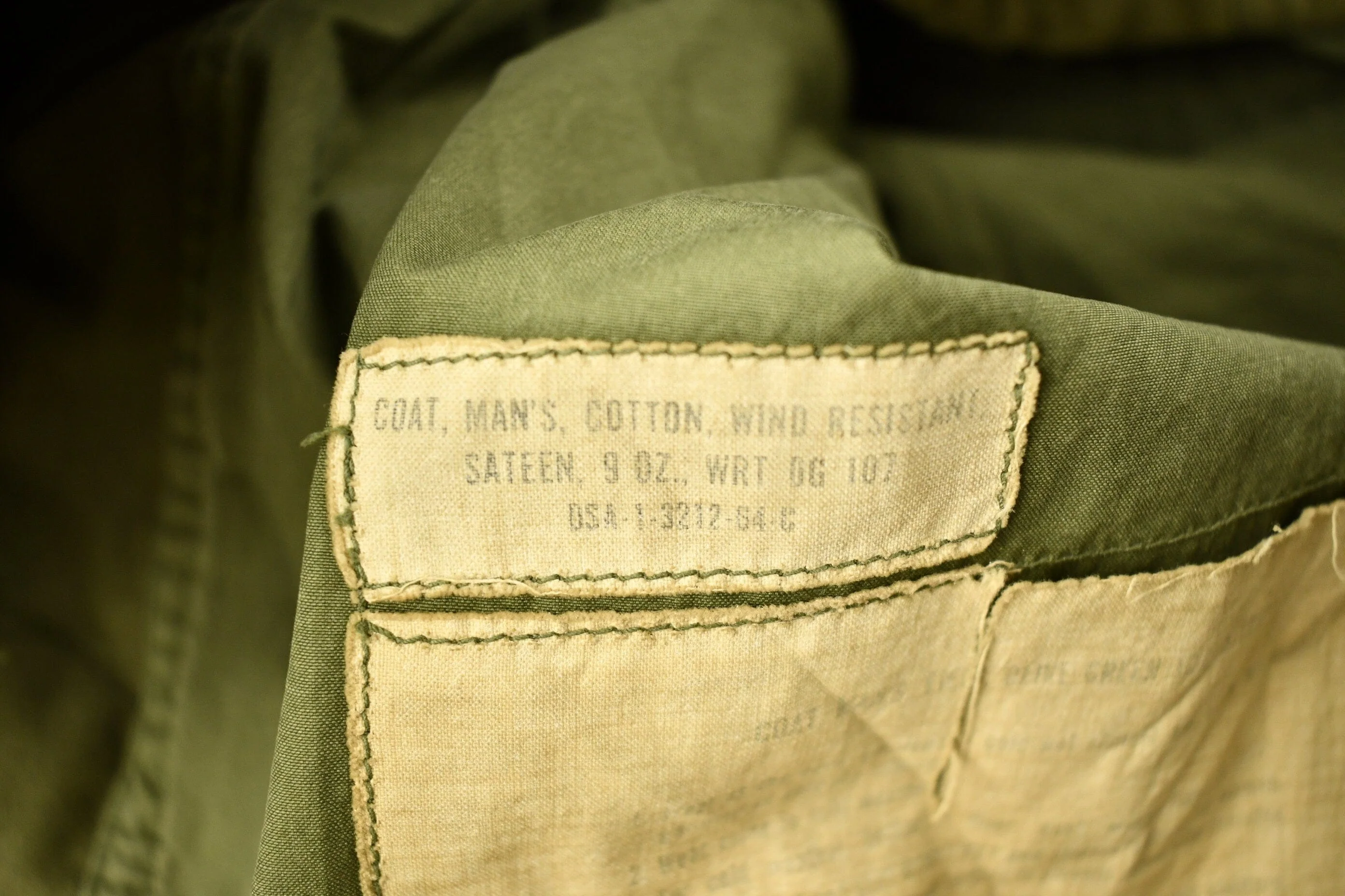 Vintage 1953 Authentic Military Field Jacket Men's Medium - Image 6