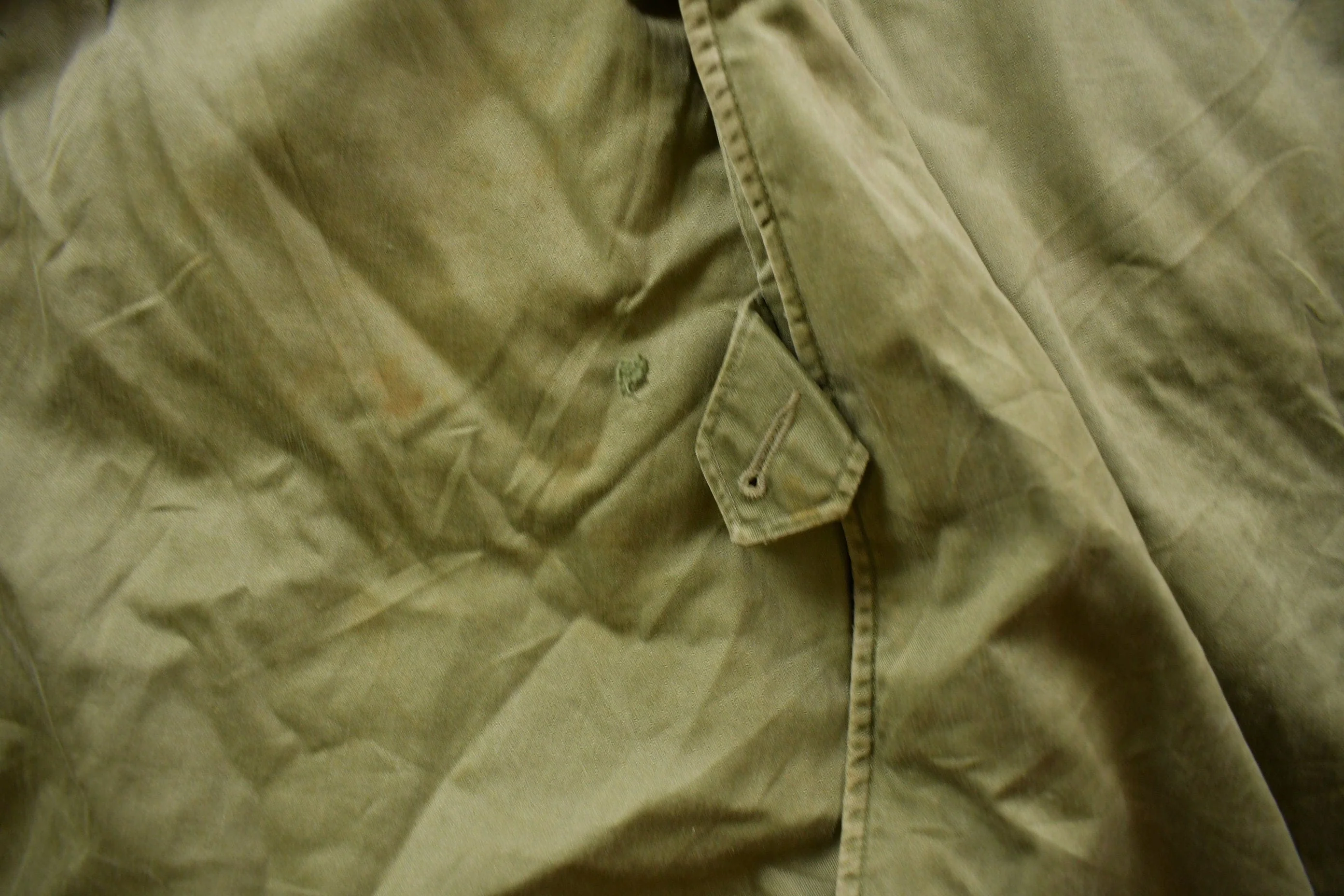 Vintage 1953 OG 107 Military Overcoat - Image 4